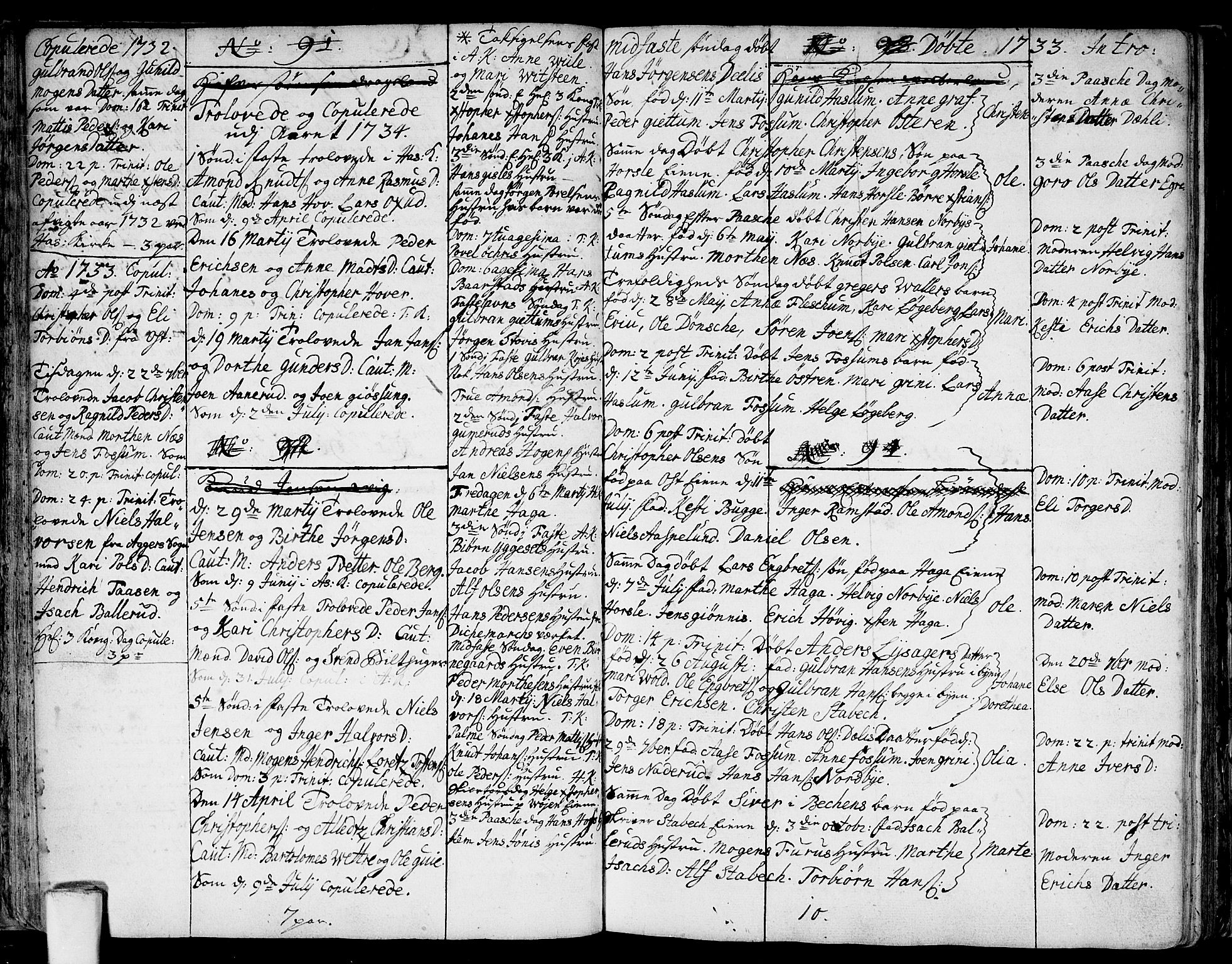Asker prestekontor Kirkebøker, SAO/A-10256a/F/Fa/L0001: Parish register (official) no. I 1, 1726-1744, p. 26