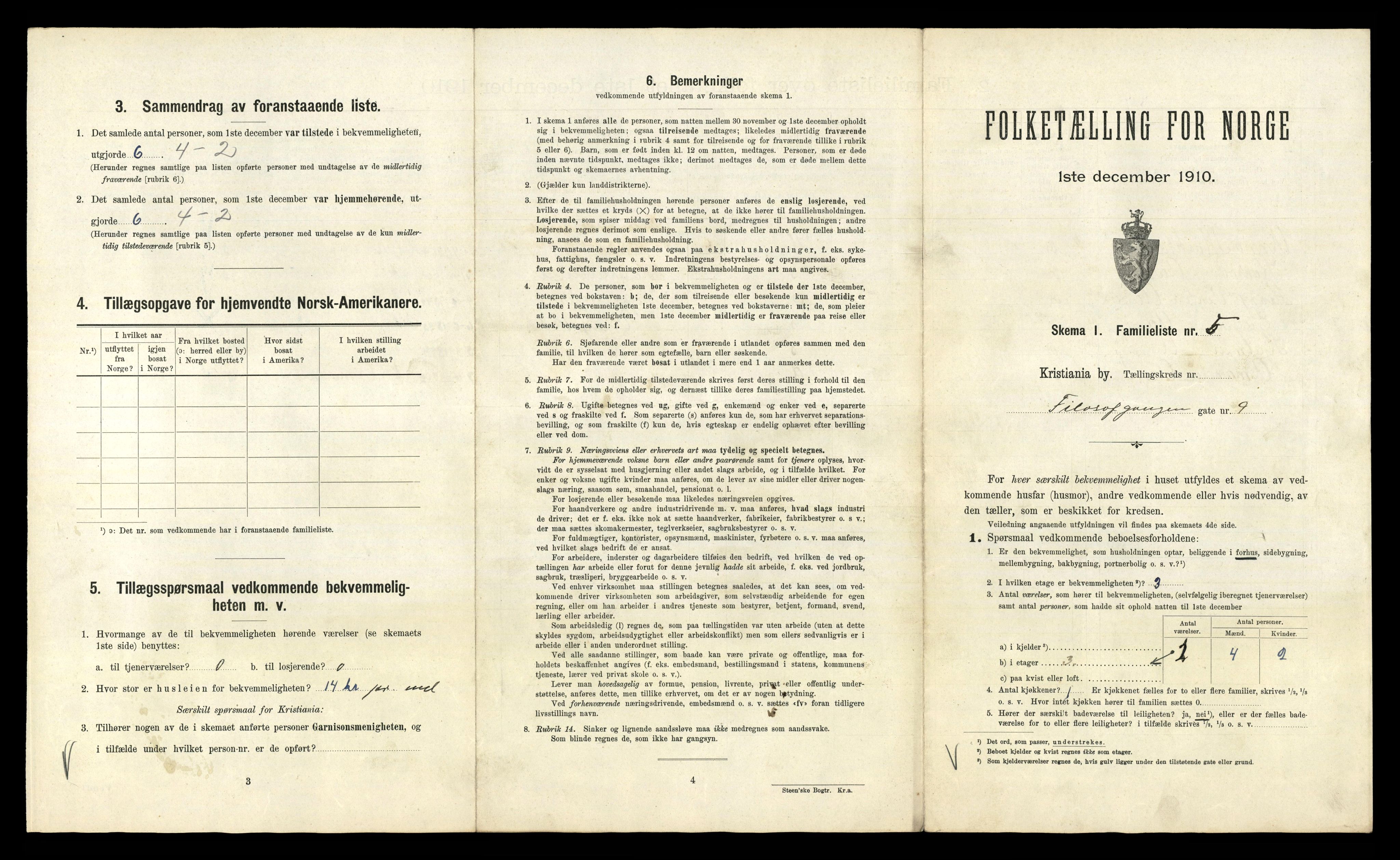 RA, 1910 census for Kristiania, 1910, p. 23813