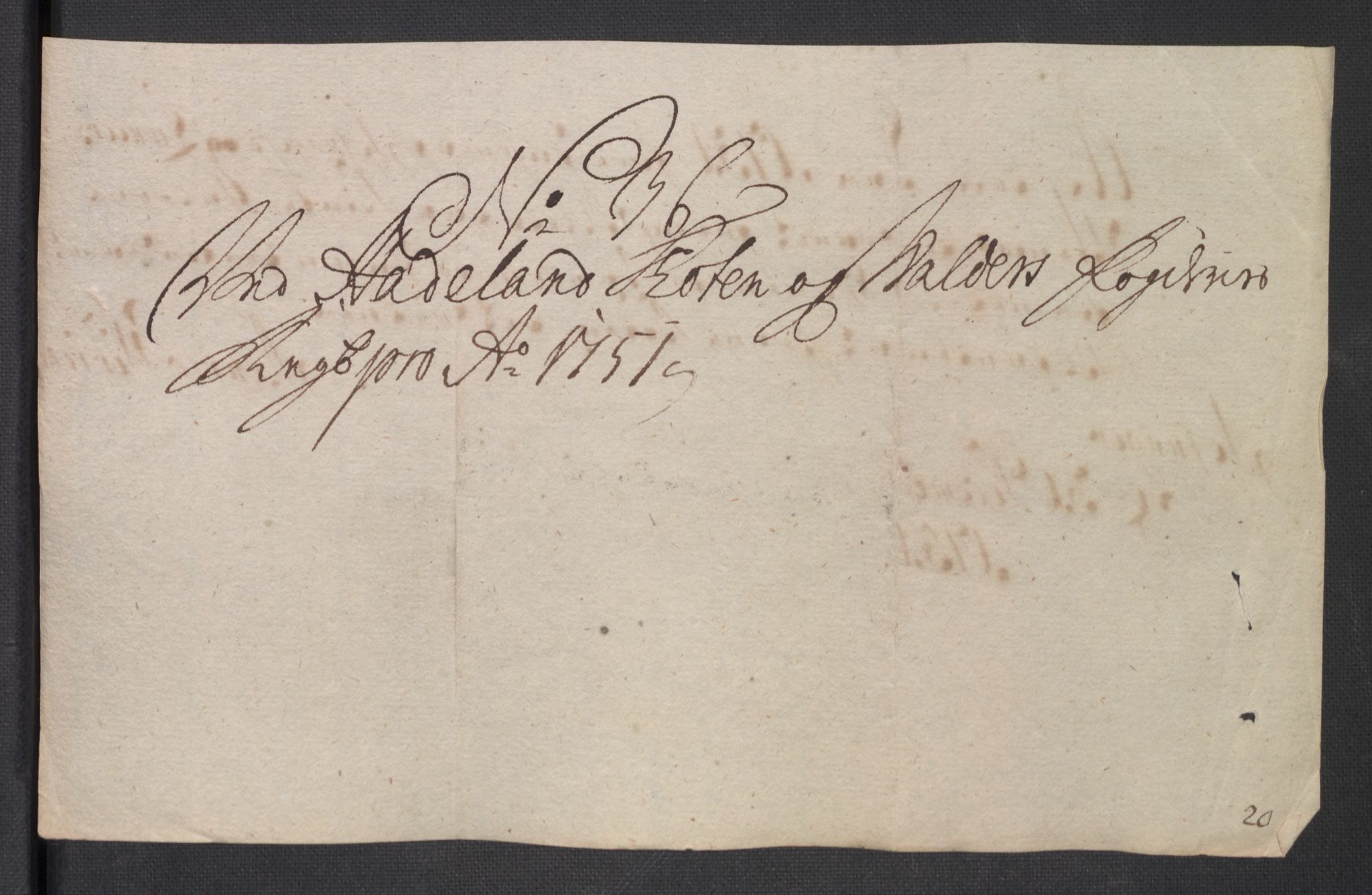 Rentekammeret inntil 1814, Reviderte regnskaper, Fogderegnskap, AV/RA-EA-4092/R18/L1348: Fogderegnskap Hadeland, Toten og Valdres, 1750-1751, p. 477