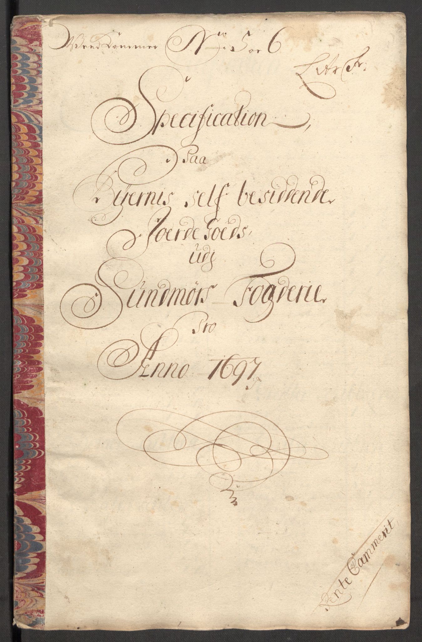 Rentekammeret inntil 1814, Reviderte regnskaper, Fogderegnskap, RA/EA-4092/R54/L3556: Fogderegnskap Sunnmøre, 1696-1698, p. 246