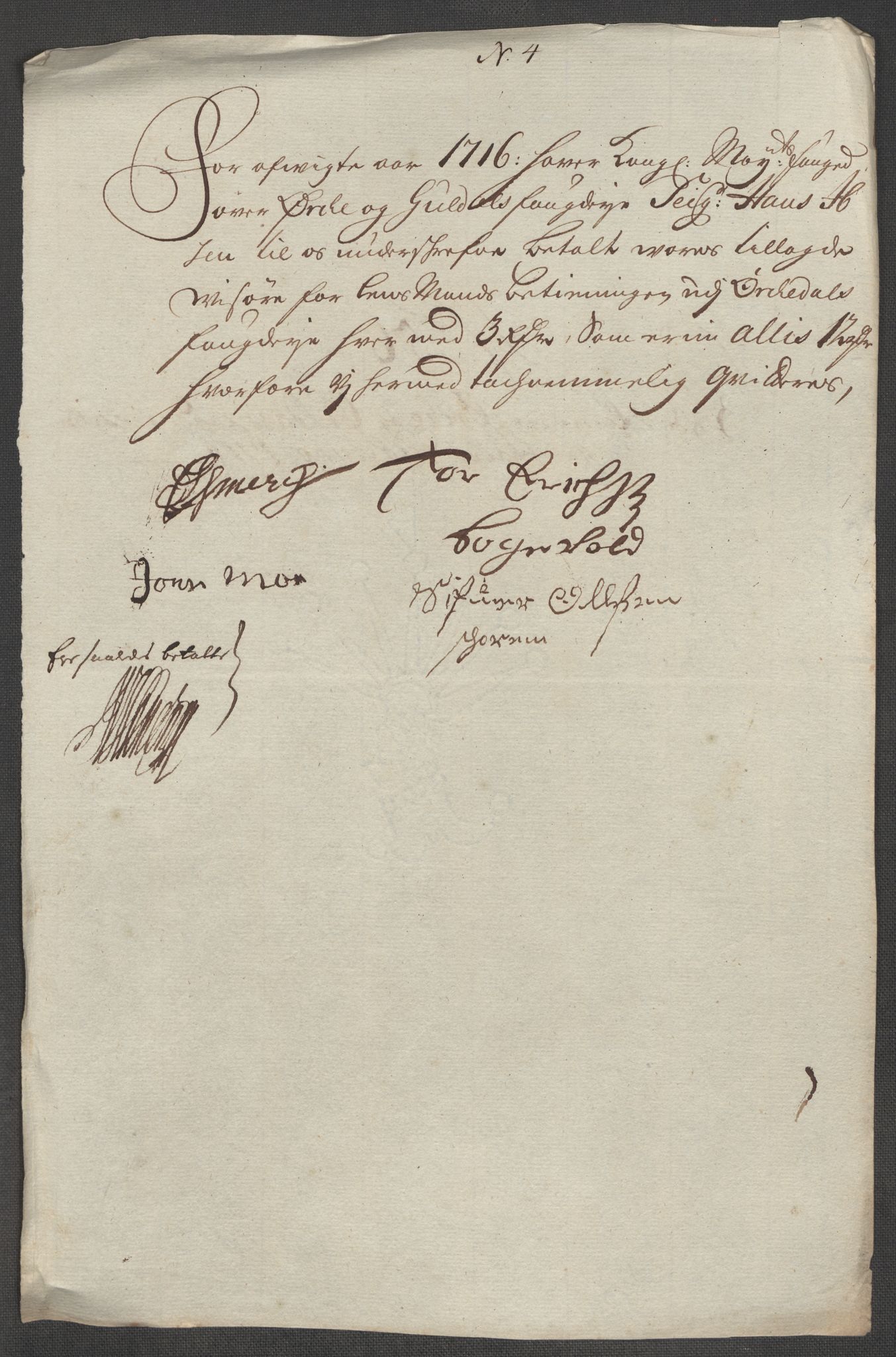 Rentekammeret inntil 1814, Reviderte regnskaper, Fogderegnskap, AV/RA-EA-4092/R60/L3968: Fogderegnskap Orkdal og Gauldal, 1716, p. 108