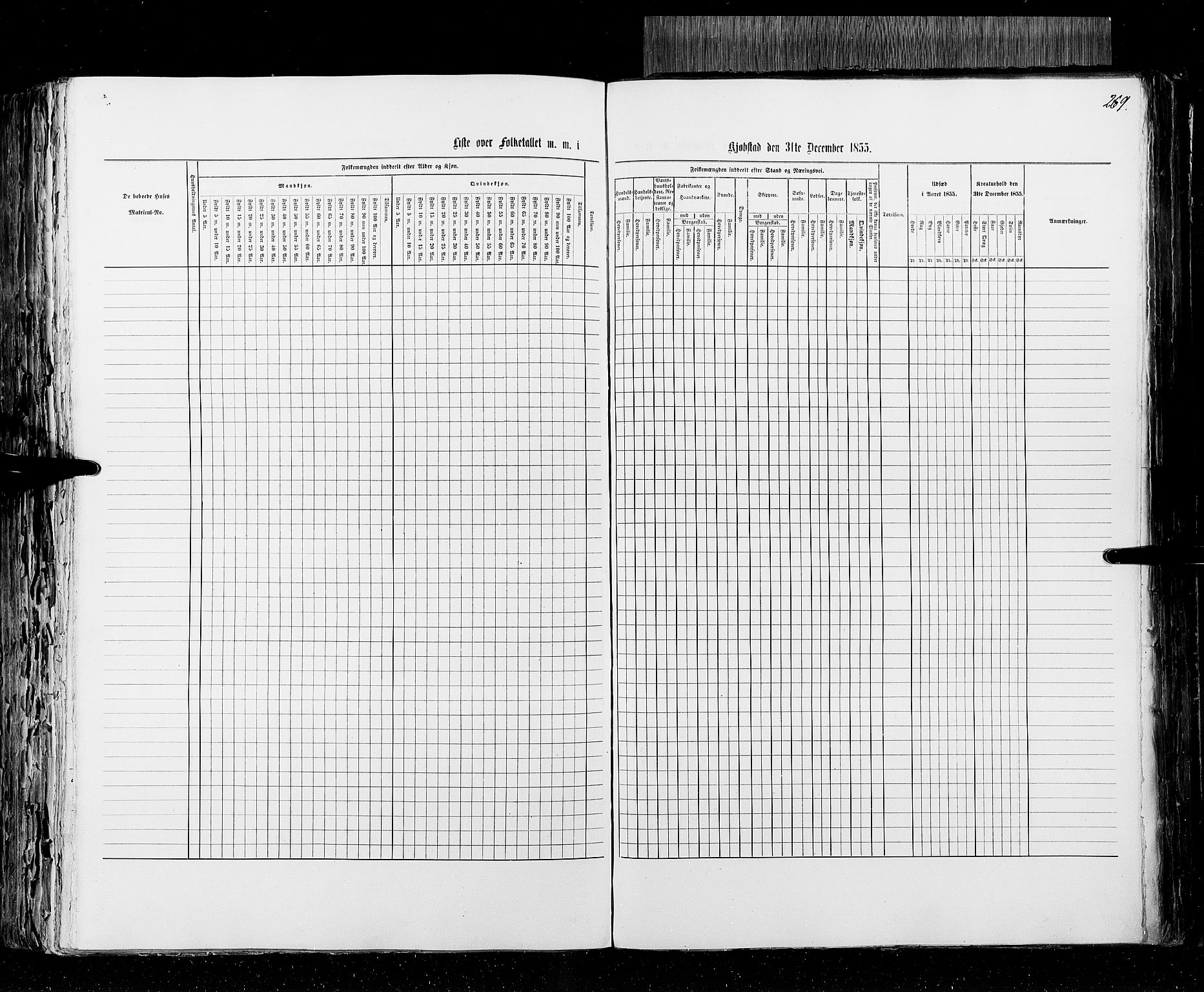 RA, Census 1855, vol. 2: Kristians amt, Buskerud amt og Jarlsberg og Larvik amt, 1855, p. 269