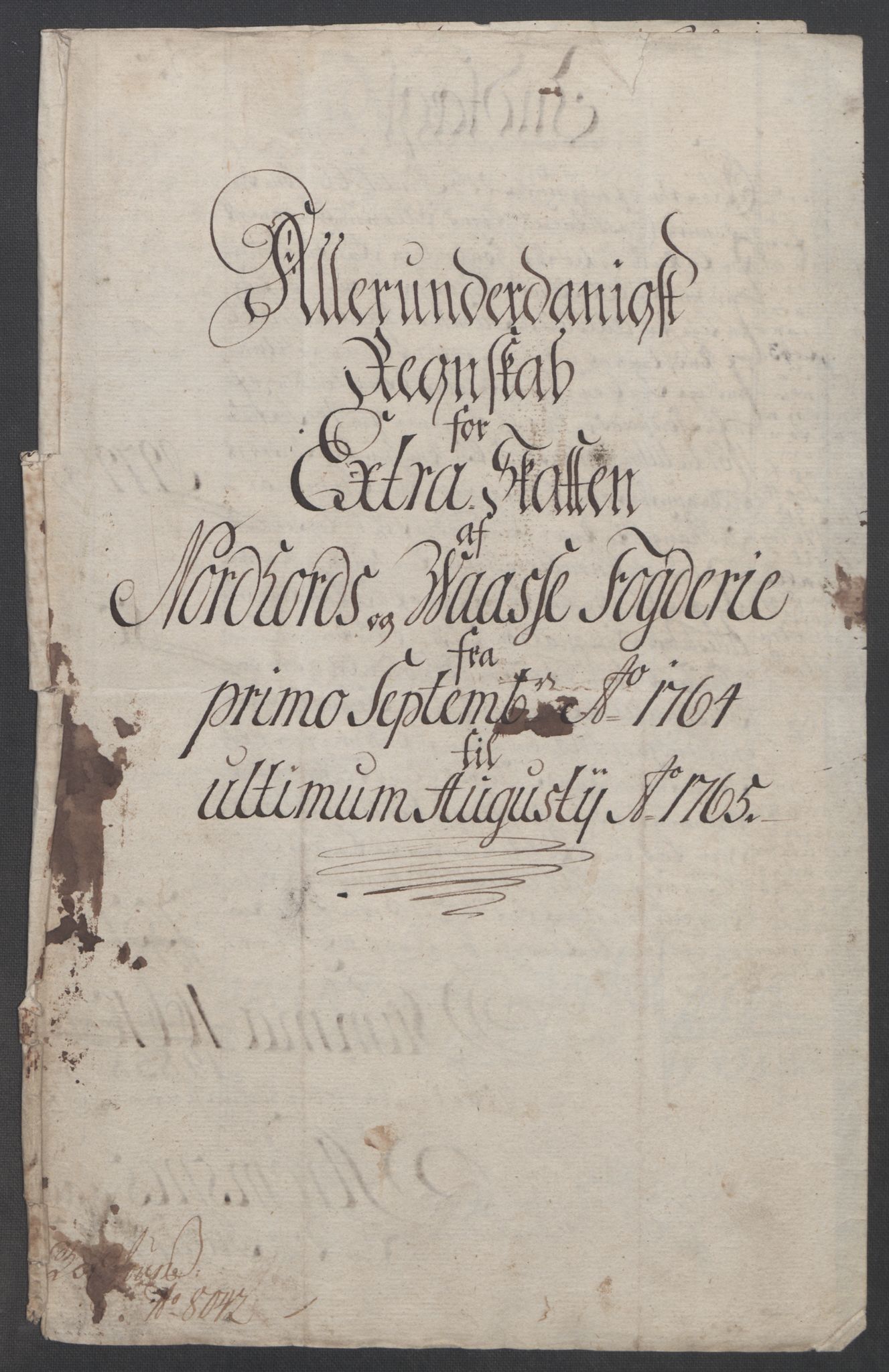 Rentekammeret inntil 1814, Reviderte regnskaper, Fogderegnskap, RA/EA-4092/R51/L3303: Ekstraskatten Nordhordland og Voss, 1762-1772, p. 91