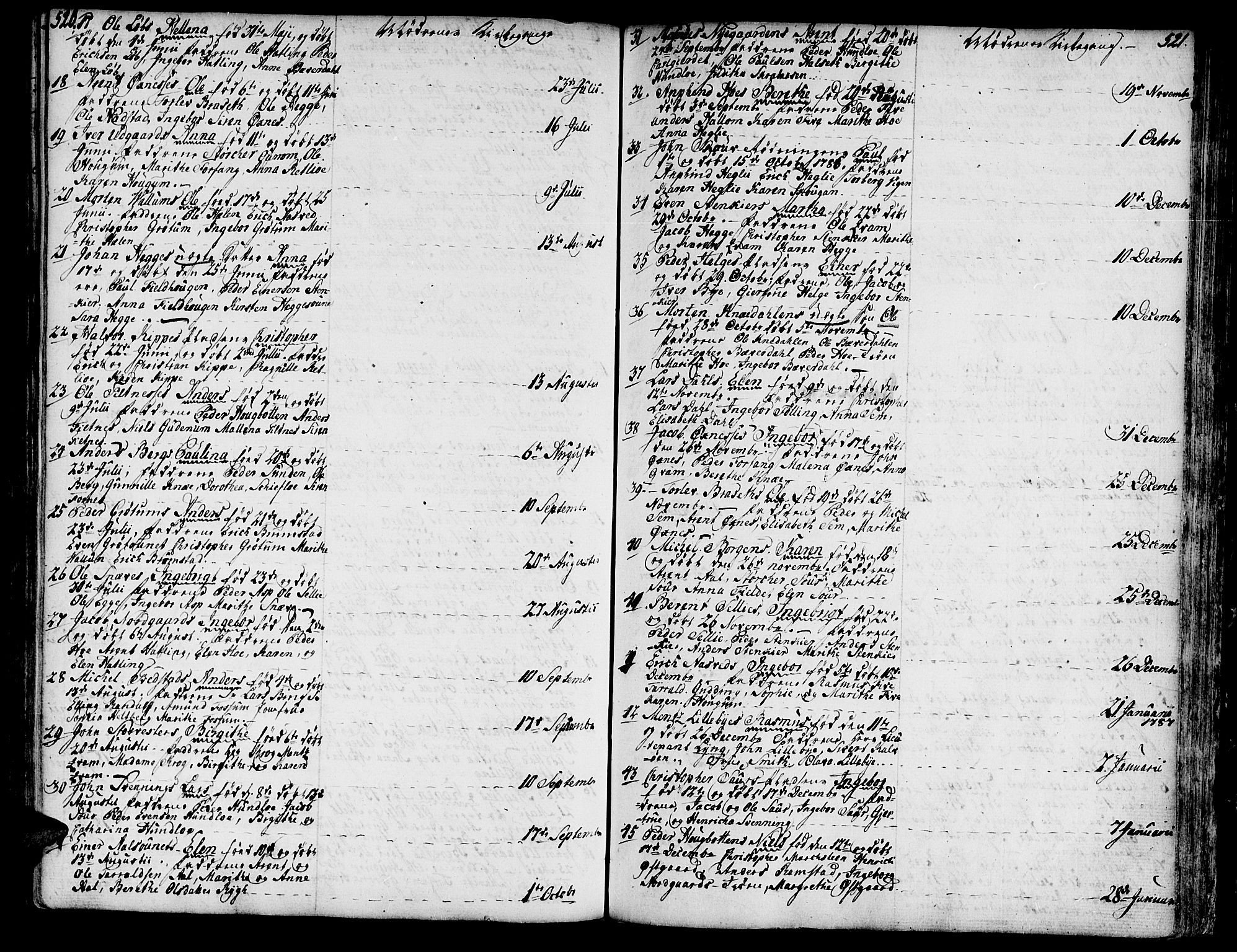 Ministerialprotokoller, klokkerbøker og fødselsregistre - Nord-Trøndelag, AV/SAT-A-1458/746/L0440: Parish register (official) no. 746A02, 1760-1815, p. 520-521