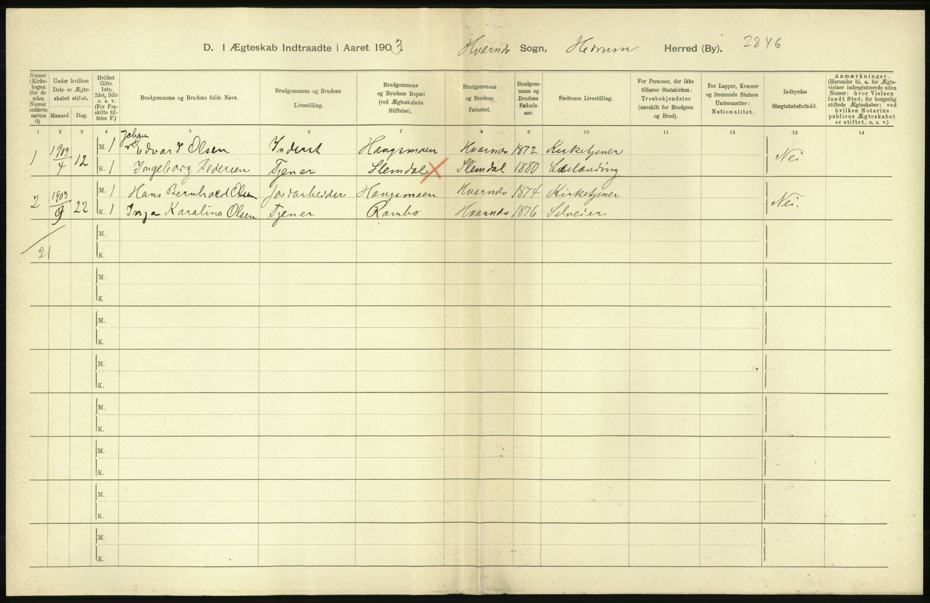 Statistisk sentralbyrå, Sosiodemografiske emner, Befolkning, AV/RA-S-2228/D/Df/Dfa/Dfaa/L0008: Jarlsberg og Larvik amt: Fødte, gifte, døde, 1903, p. 370
