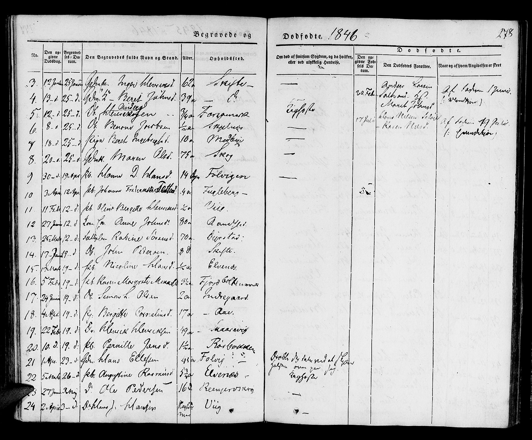 Ibestad sokneprestembete, SATØ/S-0077/H/Ha/Haa/L0006kirke: Parish register (official) no. 6, 1837-1850, p. 278