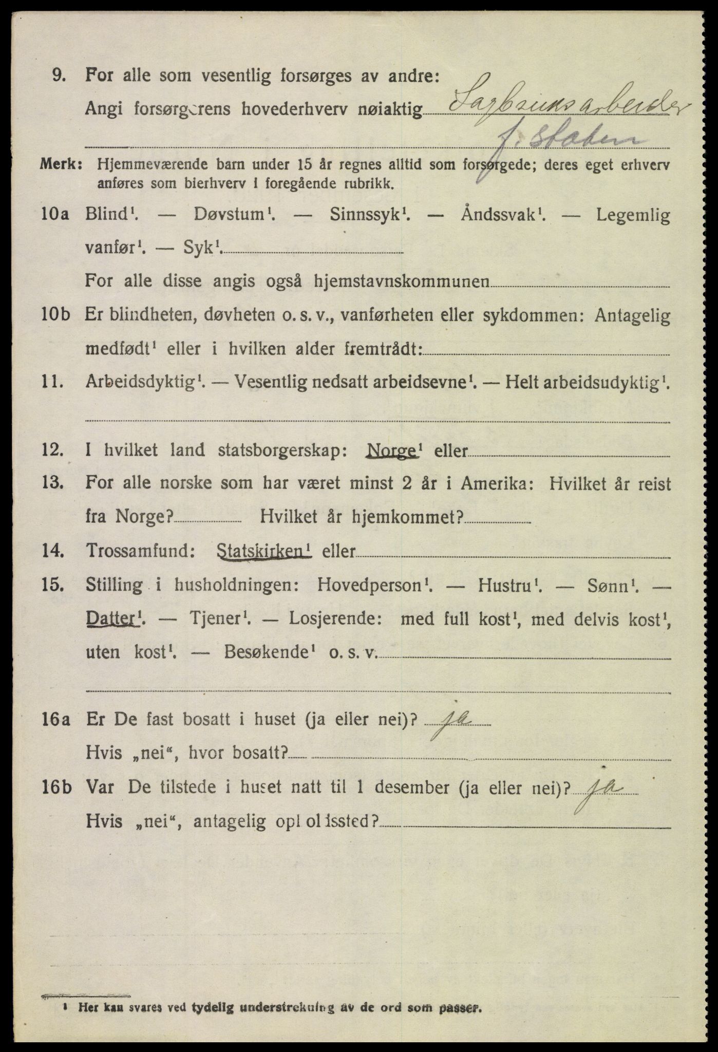 SAH, 1920 census for Tolga, 1920, p. 6234