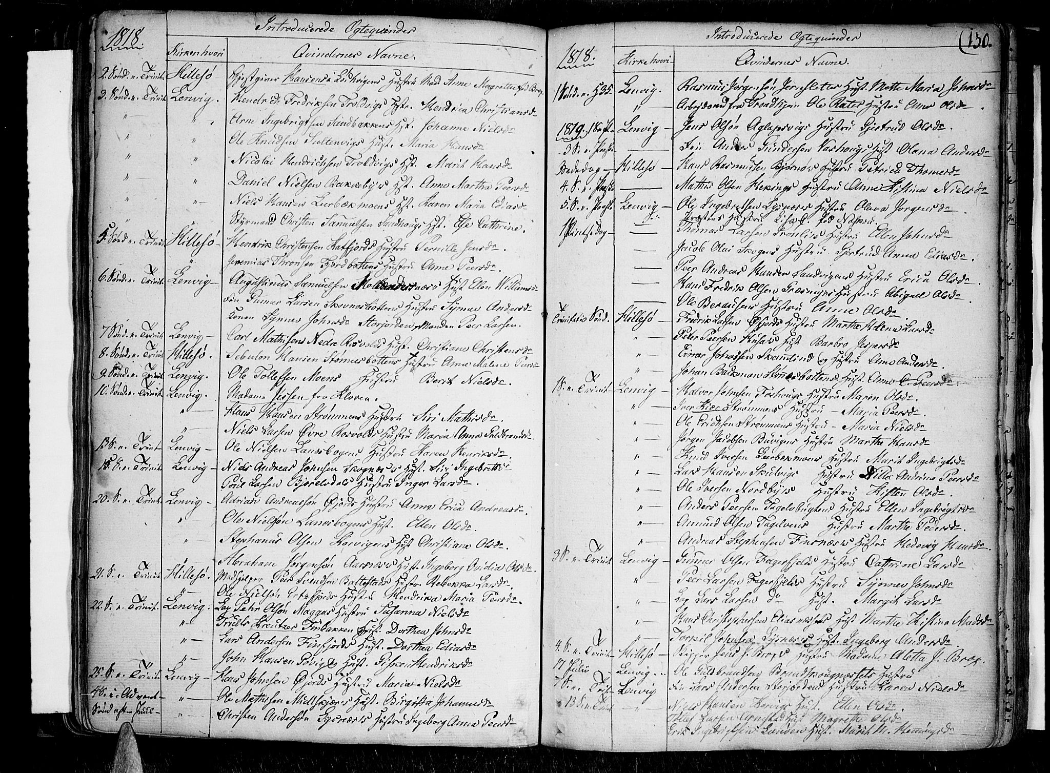 Lenvik sokneprestembete, AV/SATØ-S-1310/H/Ha/Haa/L0002kirke: Parish register (official) no. 2, 1784-1820, p. 130