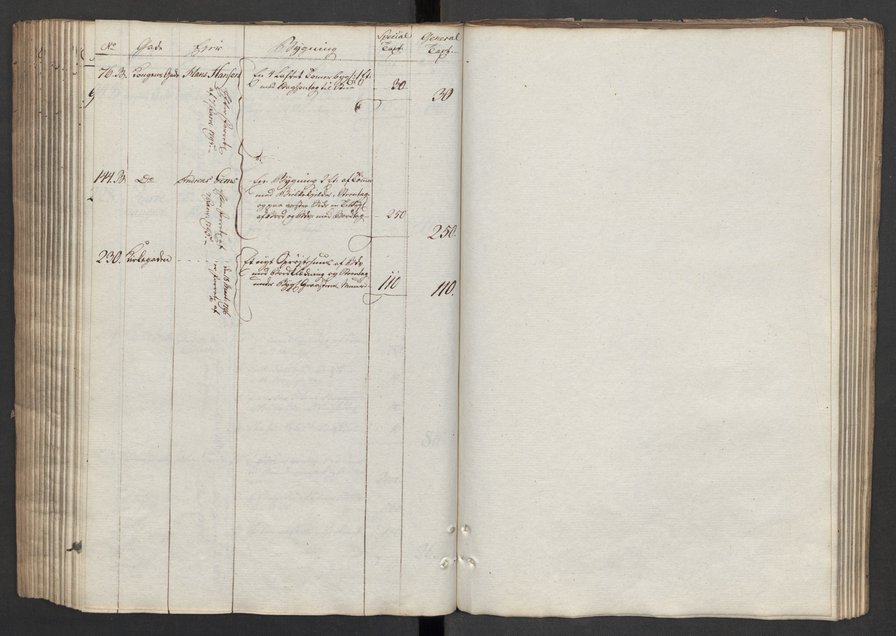 Kommersekollegiet, Brannforsikringskontoret 1767-1814, AV/RA-EA-5458/F/Fa/L0040/0004: Moss / Branntakstprotokoll, 1787, p. 150