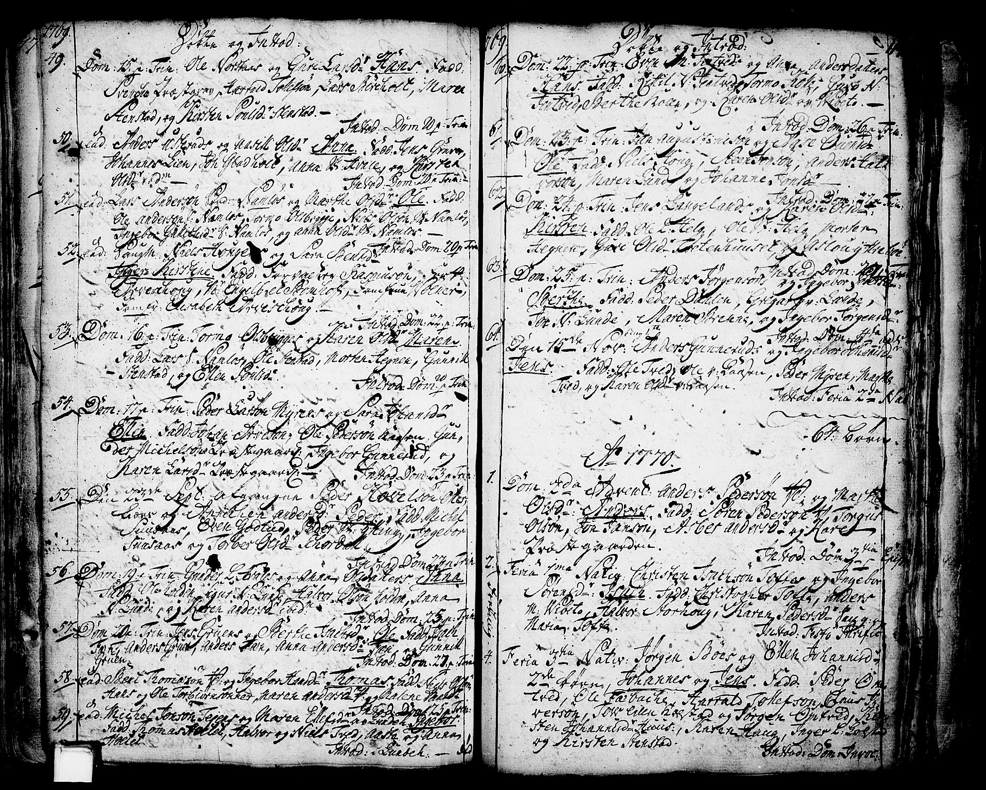 Holla kirkebøker, SAKO/A-272/F/Fa/L0001: Parish register (official) no. 1, 1717-1779, p. 114
