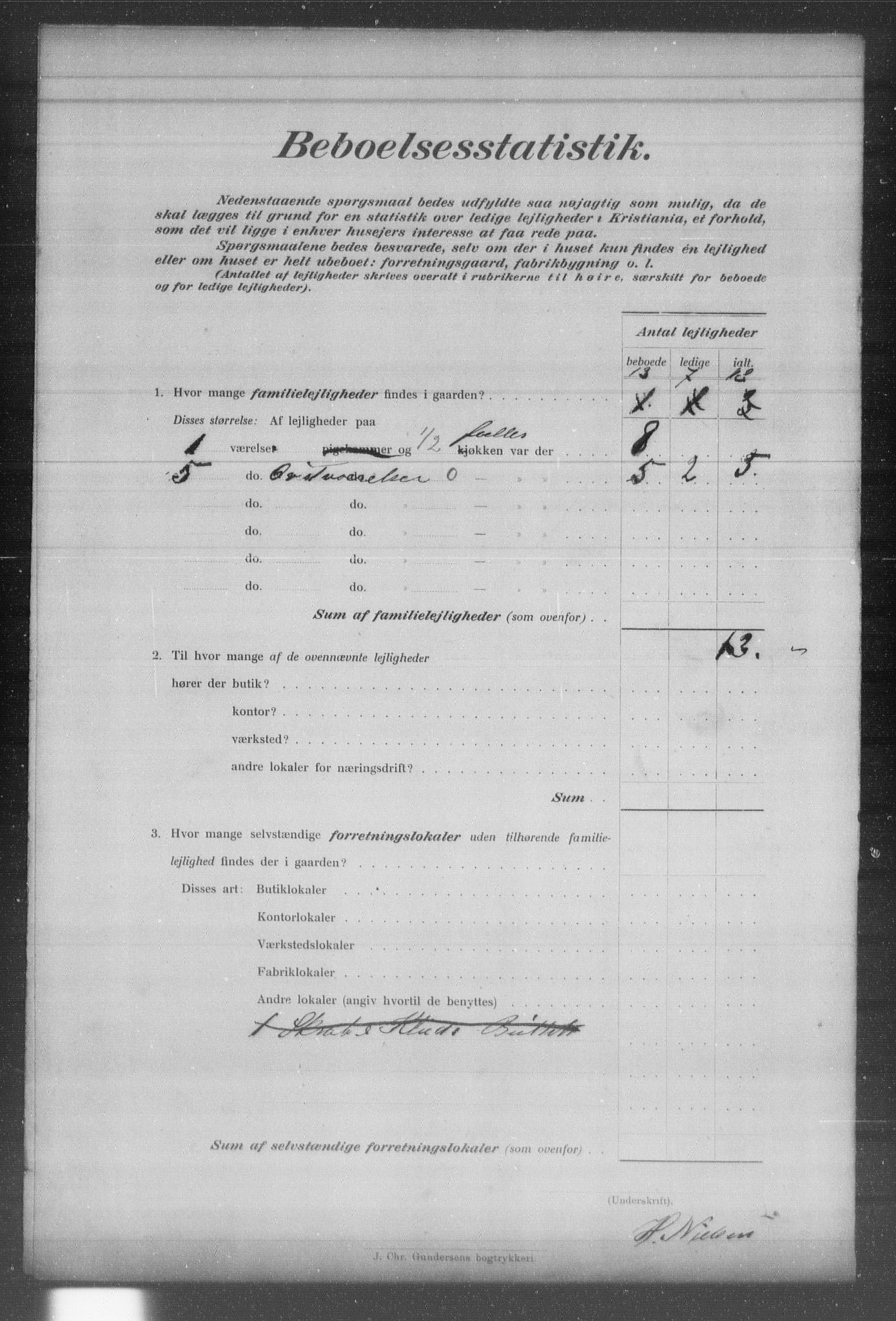 OBA, Municipal Census 1903 for Kristiania, 1903, p. 8410