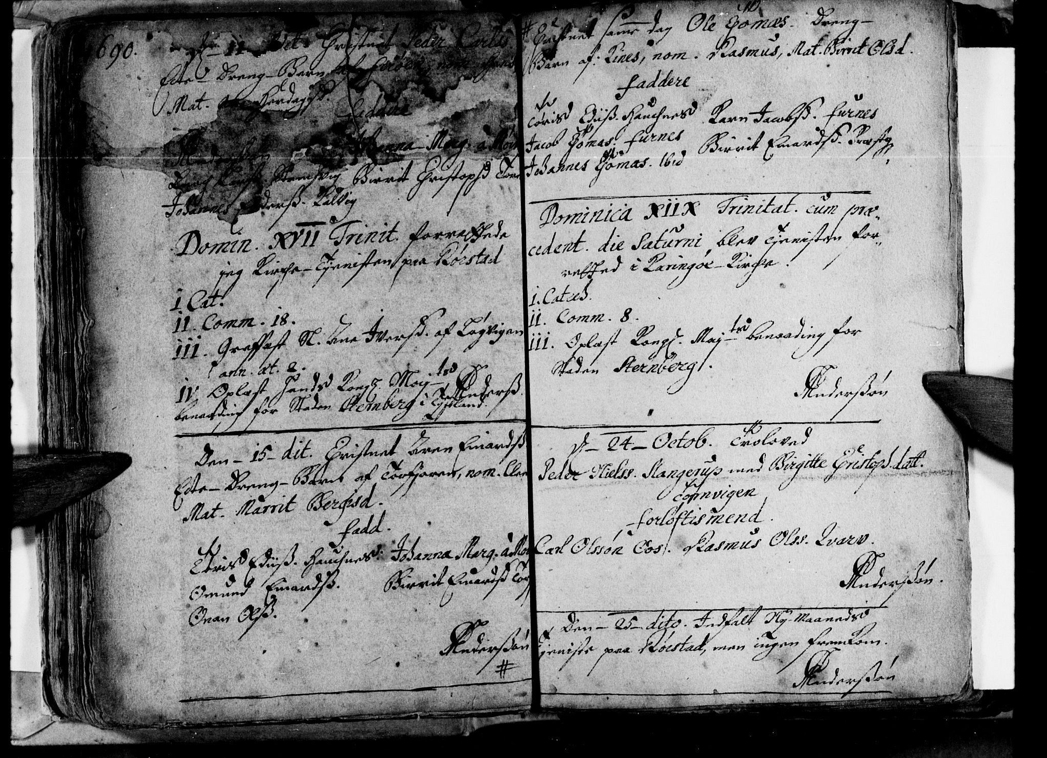 Ministerialprotokoller, klokkerbøker og fødselsregistre - Nordland, AV/SAT-A-1459/853/L0763: Parish register (official) no. 853A02, 1688-1697