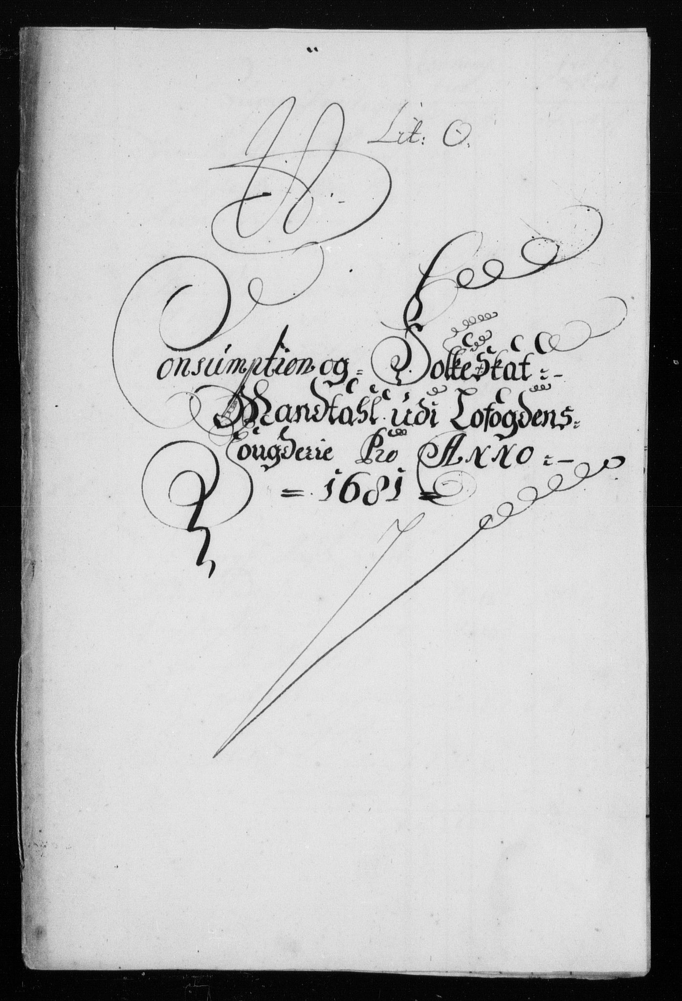 Rentekammeret inntil 1814, Reviderte regnskaper, Stiftamtstueregnskaper, Trondheim stiftamt og Nordland amt, AV/RA-EA-6044/R/Rh/L0008: Nordland amt, 1681