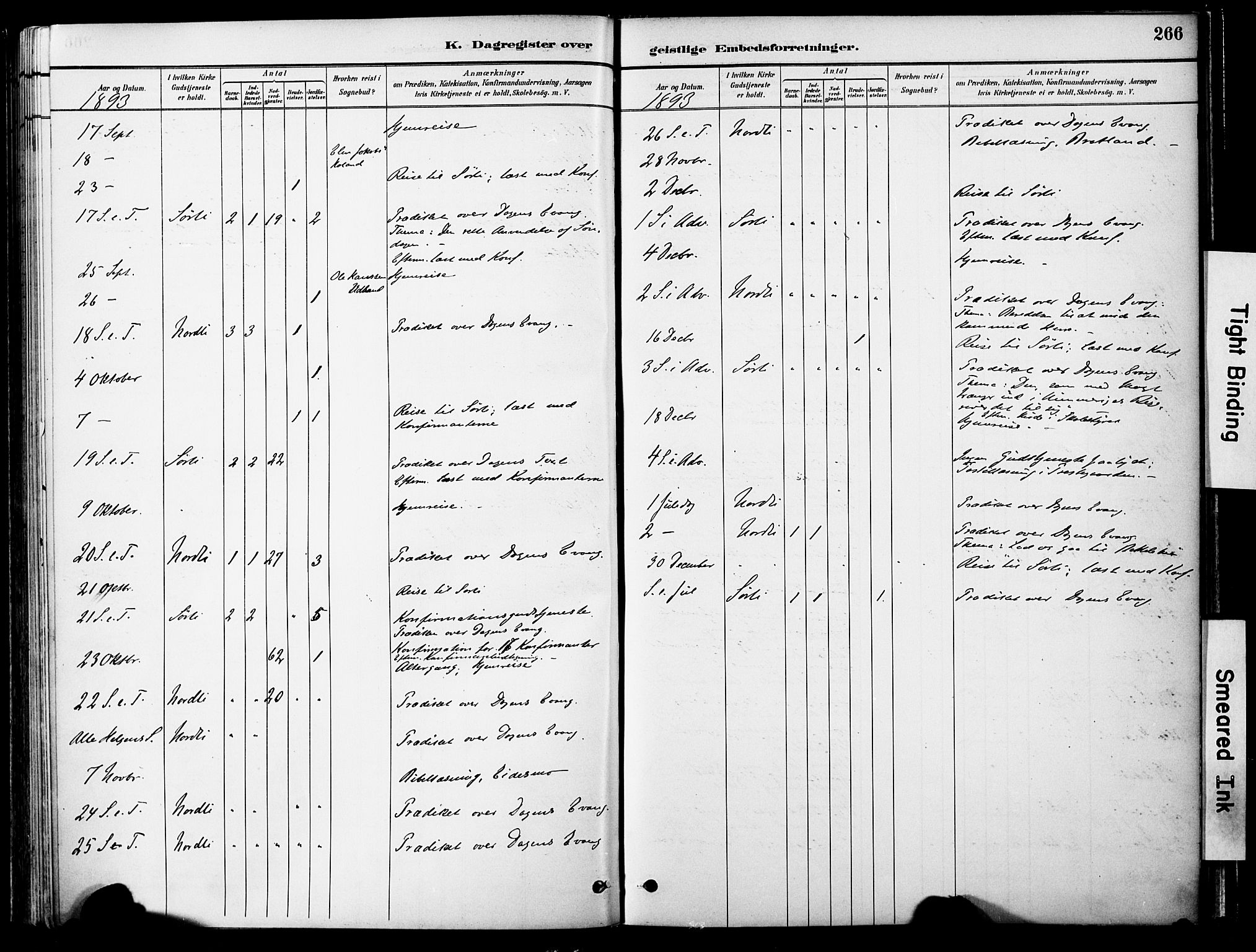 Ministerialprotokoller, klokkerbøker og fødselsregistre - Nord-Trøndelag, SAT/A-1458/755/L0494: Parish register (official) no. 755A03, 1882-1902, p. 266