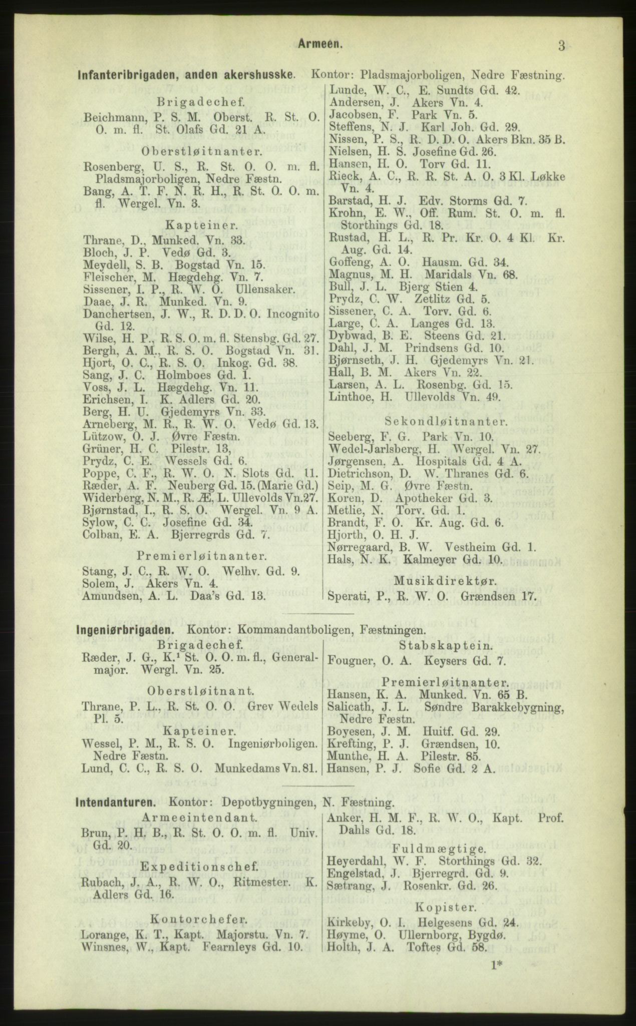 Kristiania/Oslo adressebok, PUBL/-, 1883, p. 3