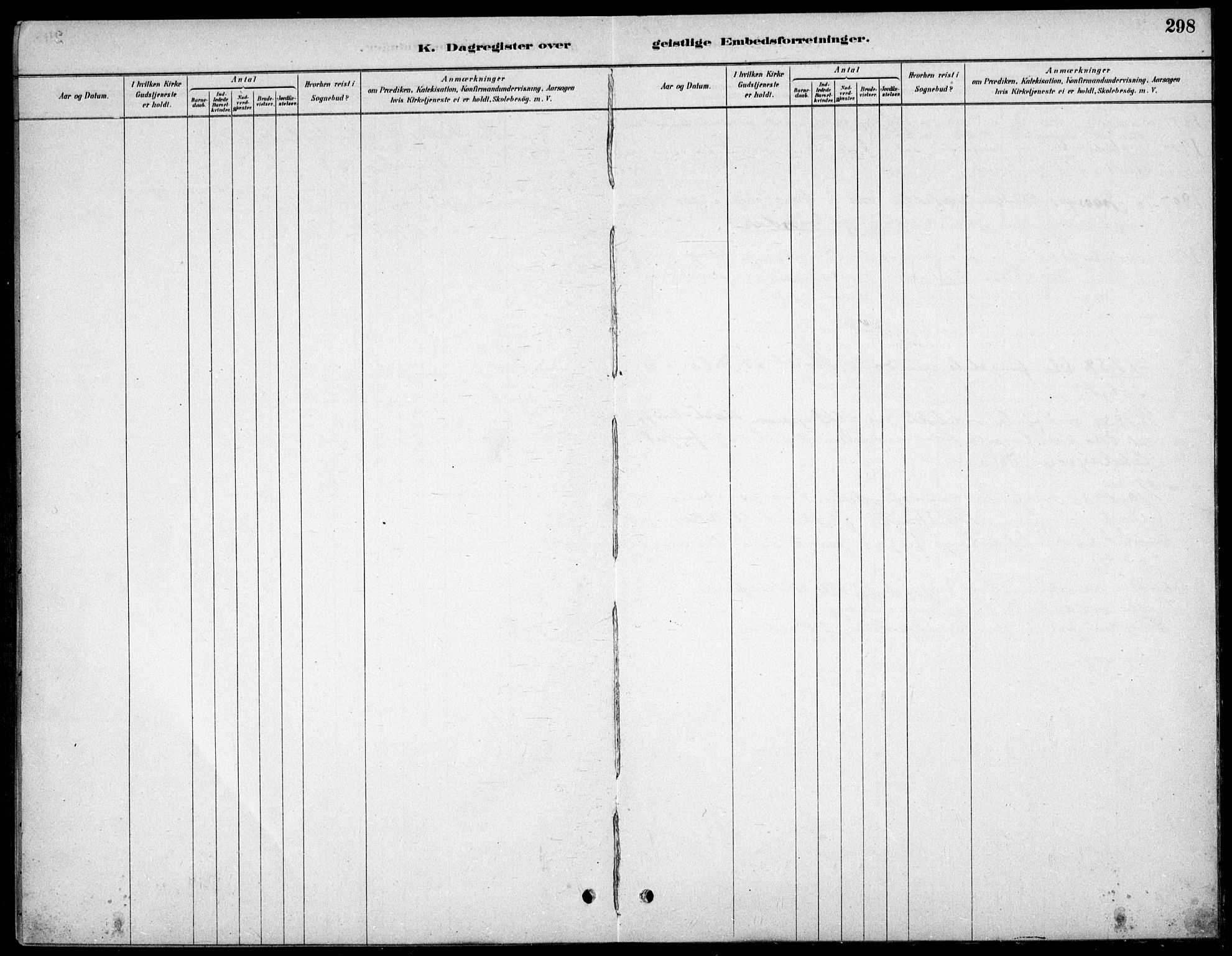 Kristiania tukthusprest Kirkebøker, AV/SAO-A-10881/F/Fa/L0005: Parish register (official) no. 5, 1879-1936, p. 298