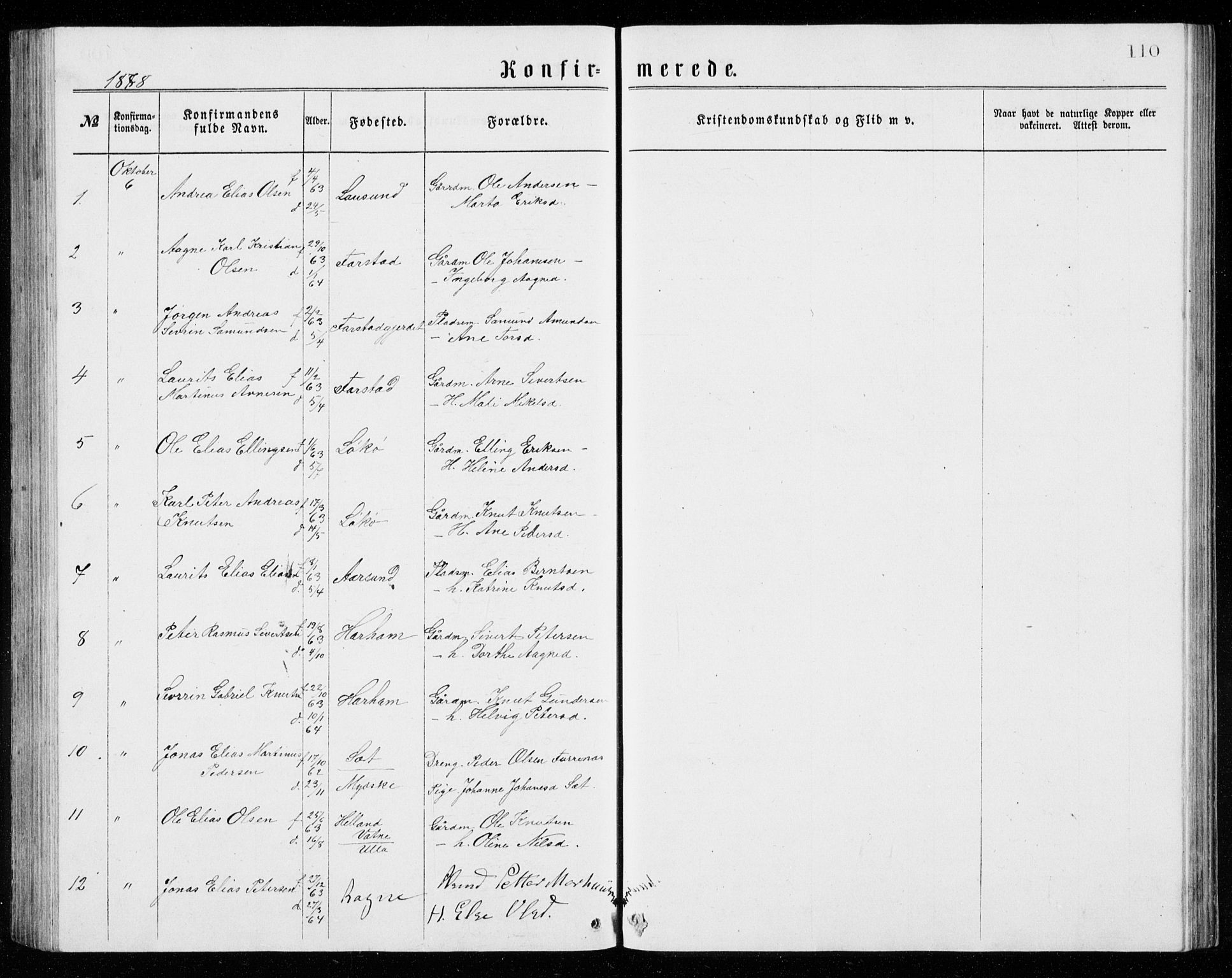 Ministerialprotokoller, klokkerbøker og fødselsregistre - Møre og Romsdal, AV/SAT-A-1454/536/L0509: Parish register (copy) no. 536C04, 1871-1881, p. 110