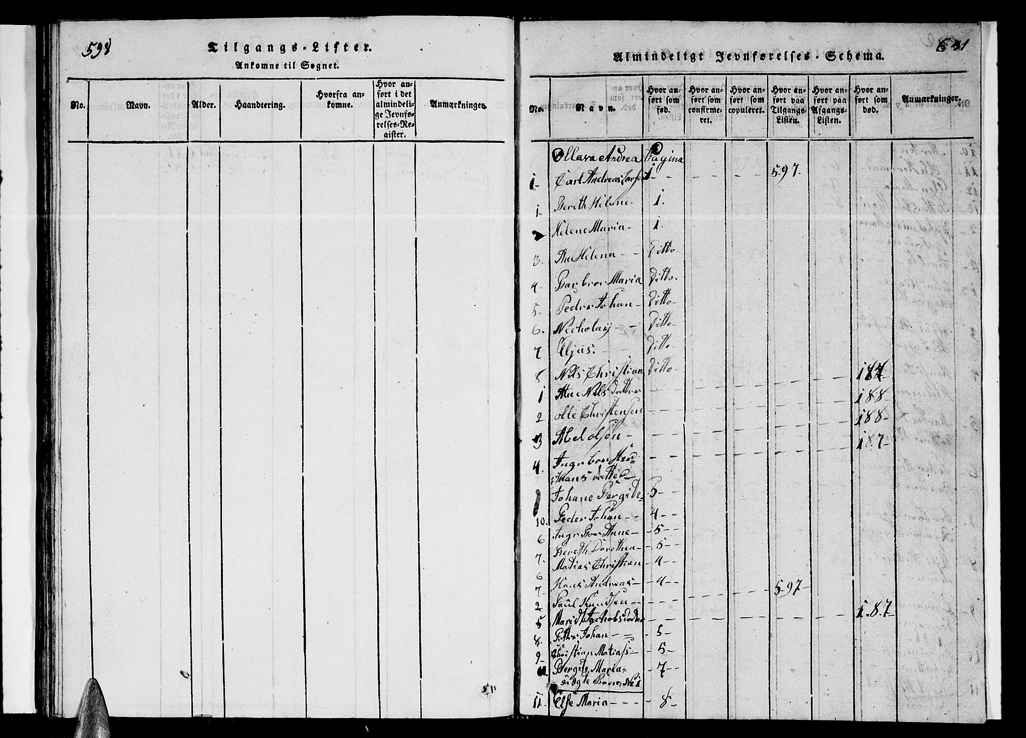 Ministerialprotokoller, klokkerbøker og fødselsregistre - Nordland, SAT/A-1459/839/L0571: Parish register (copy) no. 839C01, 1820-1840, p. 640-641