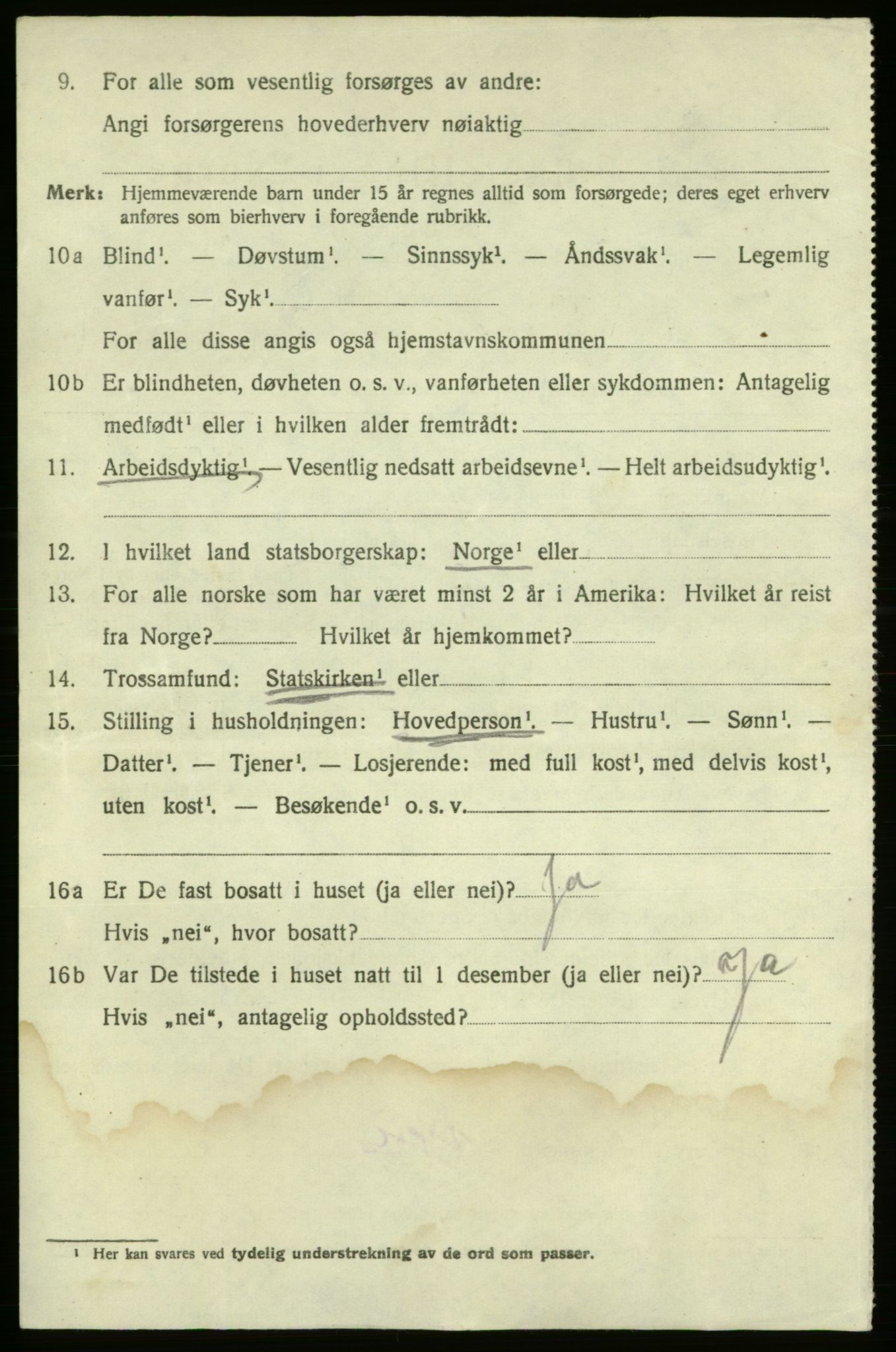 SAO, 1920 census for Fredrikshald, 1920, p. 25765