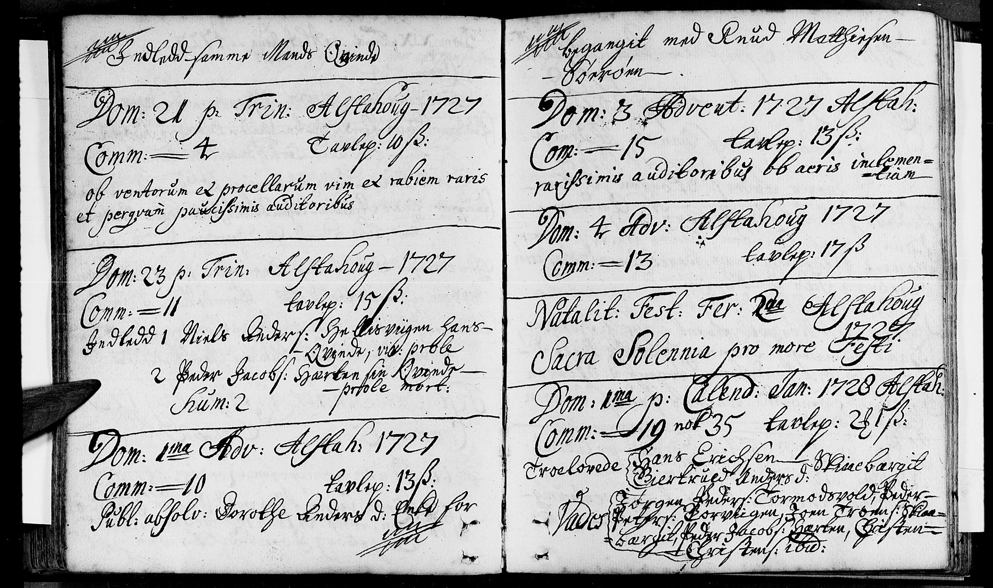 Ministerialprotokoller, klokkerbøker og fødselsregistre - Nordland, AV/SAT-A-1459/830/L0432: Parish register (official) no. 830A01, 1714-1737