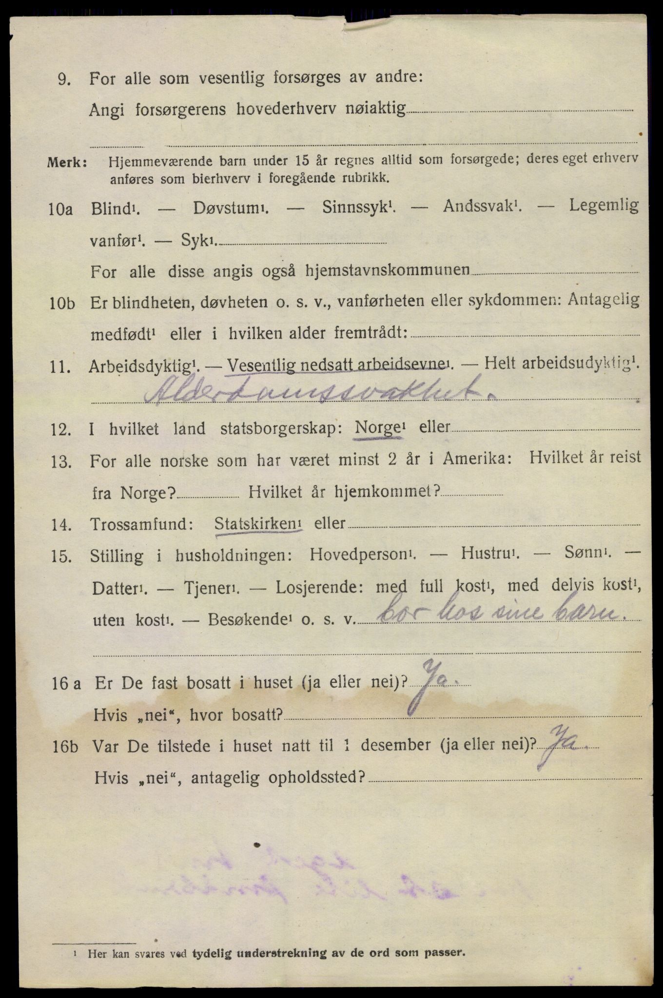 SAO, 1920 census for Lørenskog, 1920, p. 3018