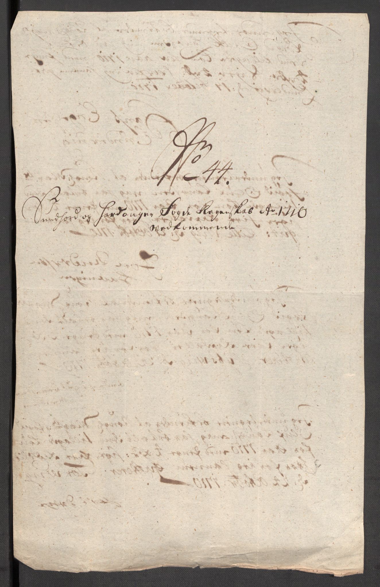 Rentekammeret inntil 1814, Reviderte regnskaper, Fogderegnskap, AV/RA-EA-4092/R48/L2986: Fogderegnskap Sunnhordland og Hardanger, 1709-1710, p. 585