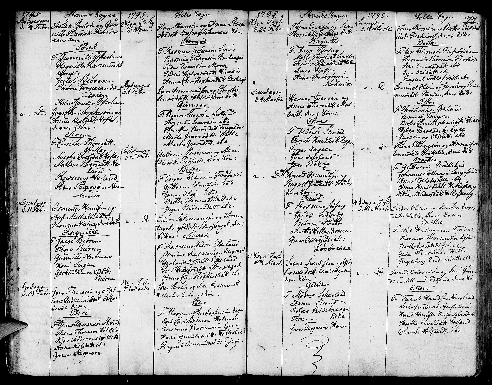Strand sokneprestkontor, SAST/A-101828/H/Ha/Haa/L0003: Parish register (official) no. A 3, 1769-1816, p. 22