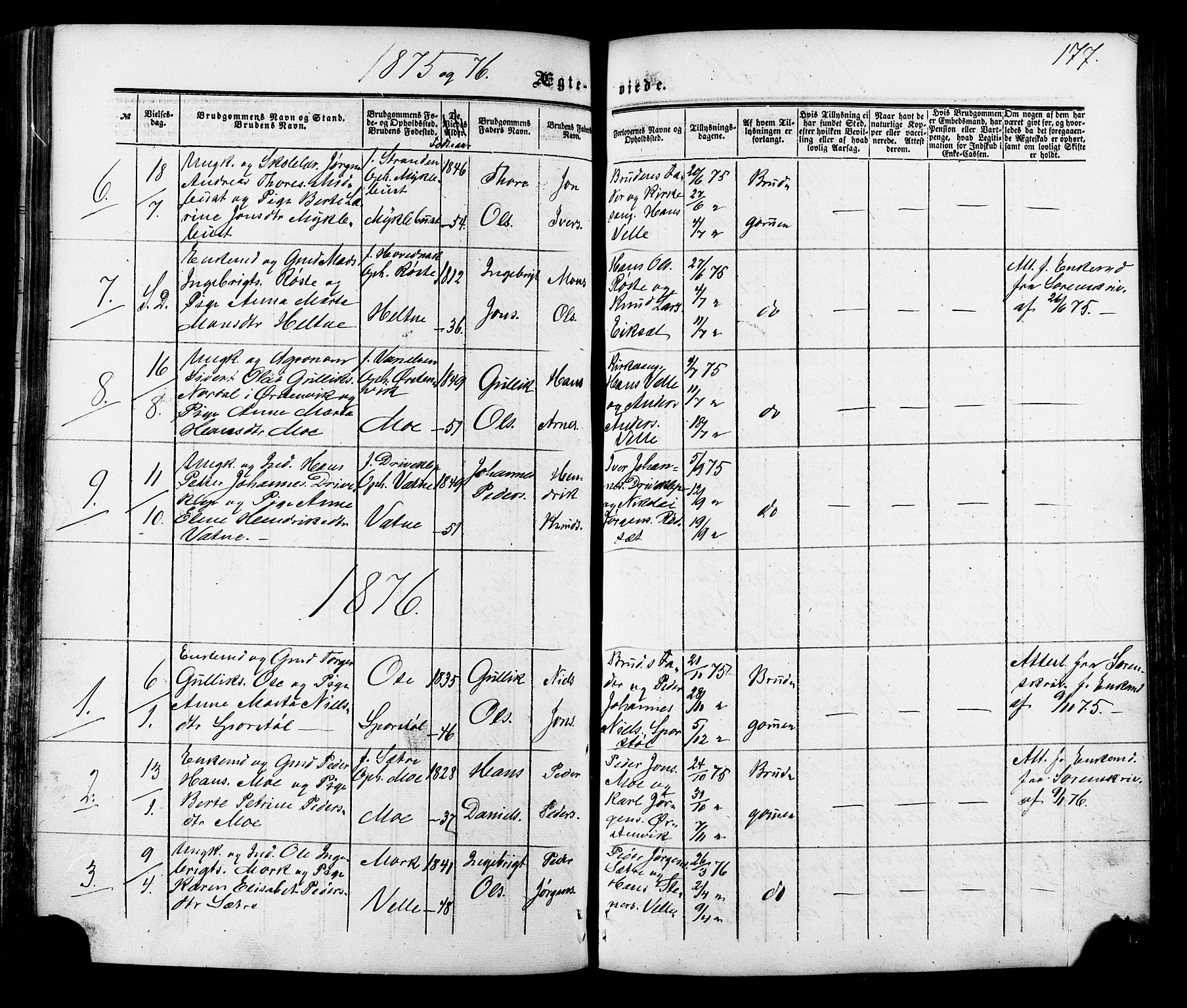 Ministerialprotokoller, klokkerbøker og fødselsregistre - Møre og Romsdal, AV/SAT-A-1454/513/L0175: Parish register (official) no. 513A02, 1856-1877, p. 177