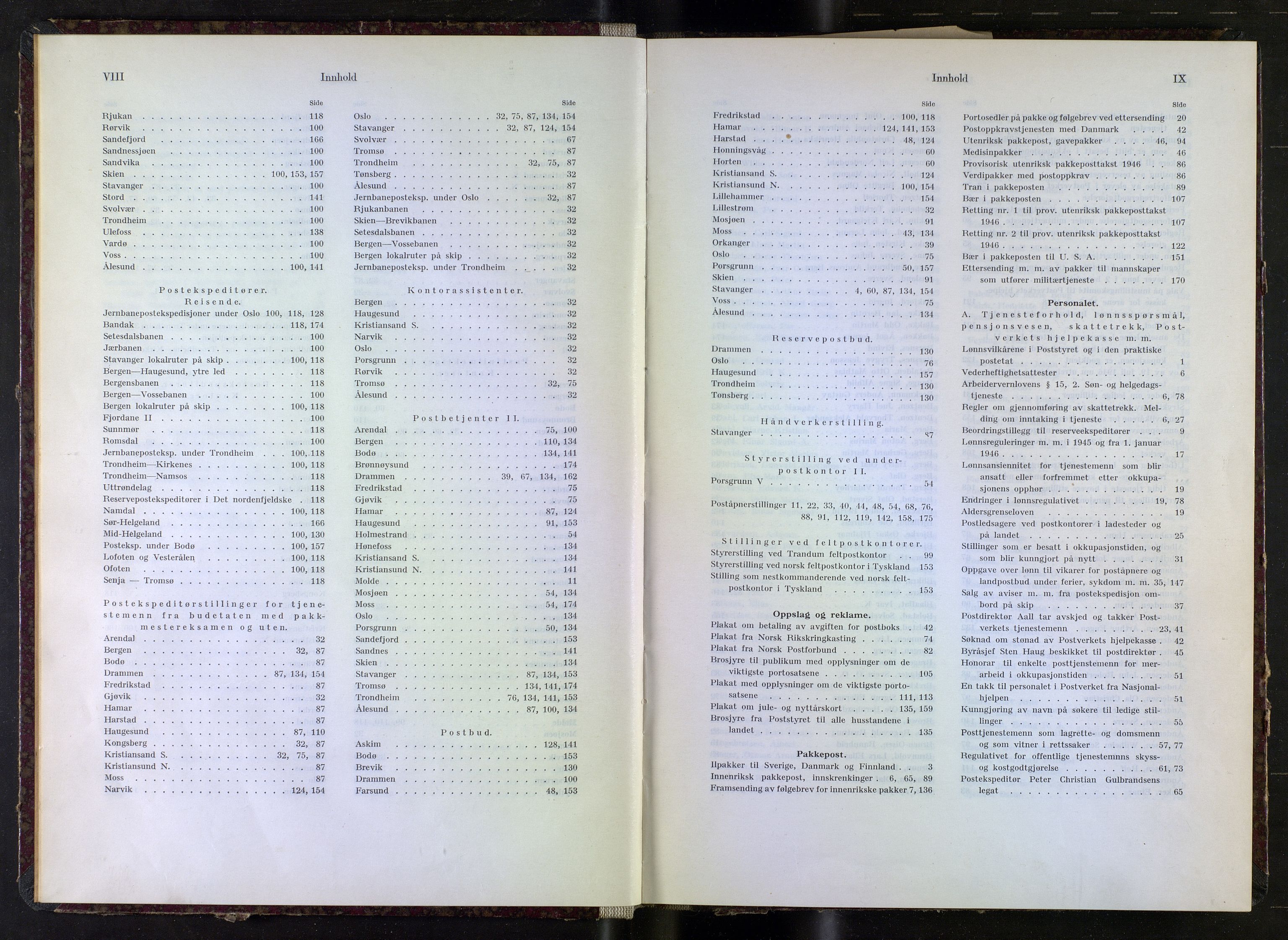 Norges Postmuseums bibliotek, NOPO/-/-/-: Sirkulærer fra Poststyret, 1946