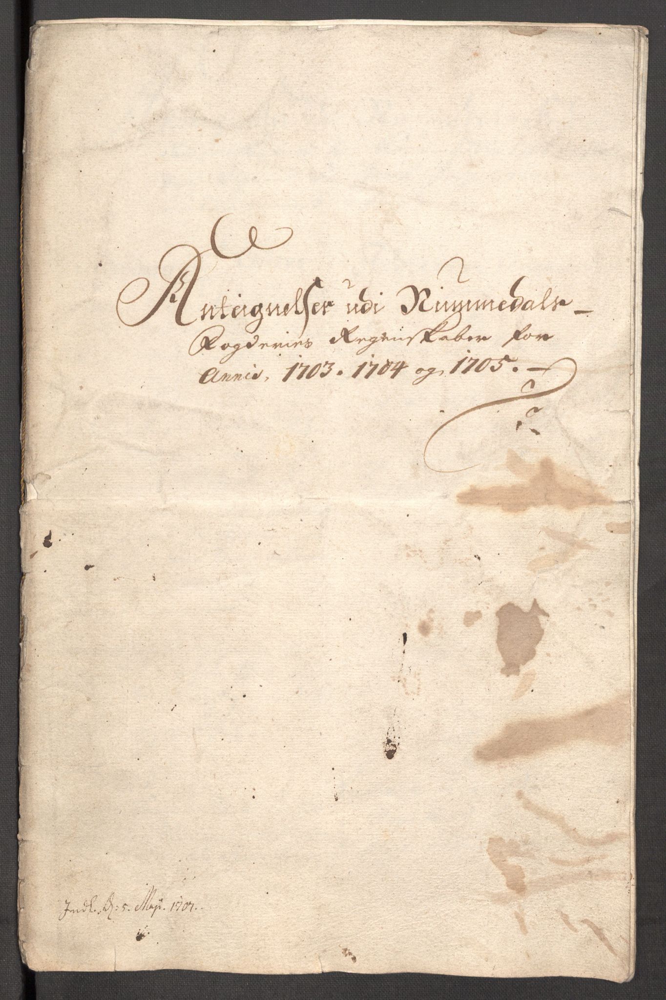 Rentekammeret inntil 1814, Reviderte regnskaper, Fogderegnskap, AV/RA-EA-4092/R64/L4429: Fogderegnskap Namdal, 1705-1706, p. 209