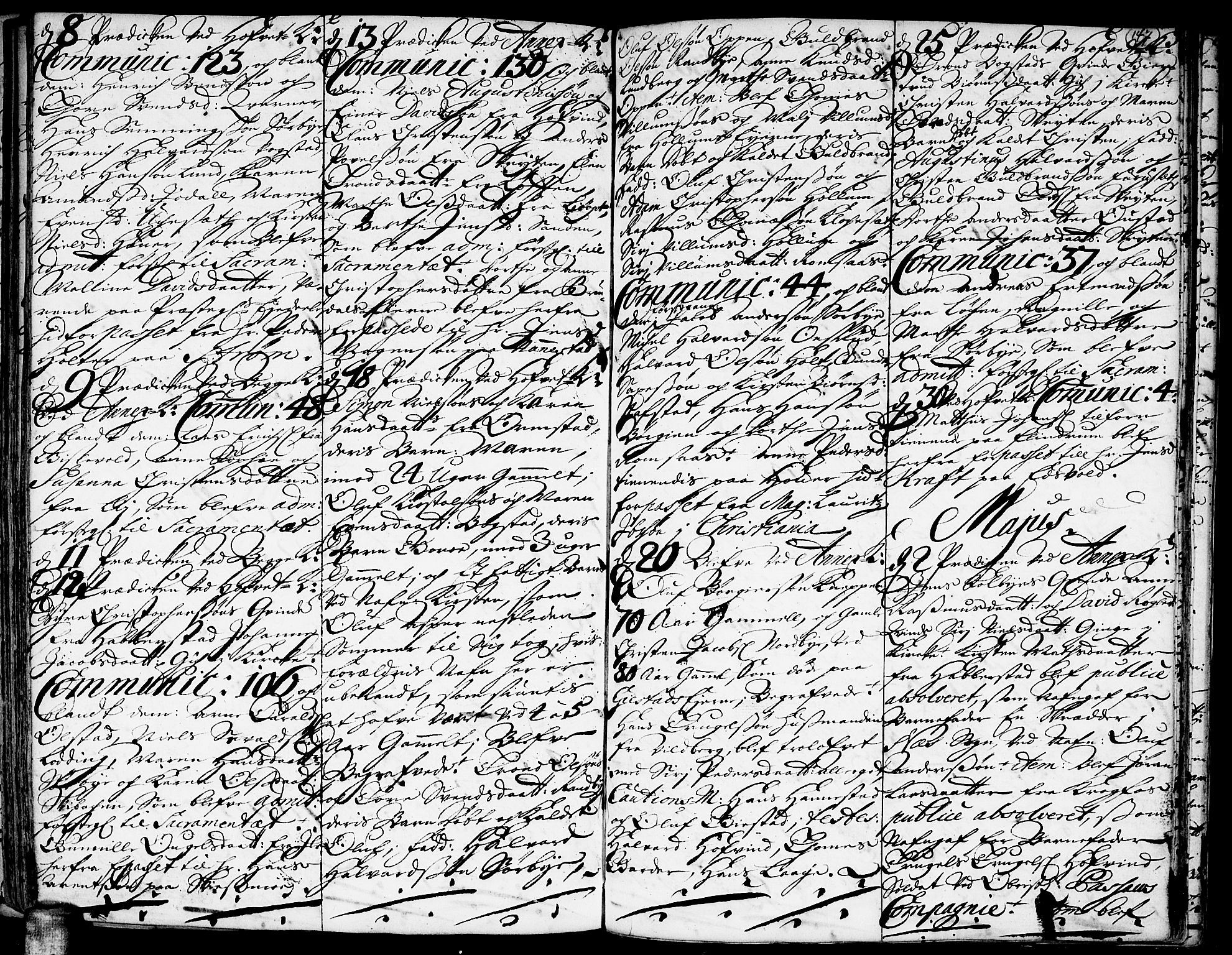 Ullensaker prestekontor Kirkebøker, AV/SAO-A-10236a/F/Fa/L0001: Parish register (official) no. I 1, 1689-1701, p. 147