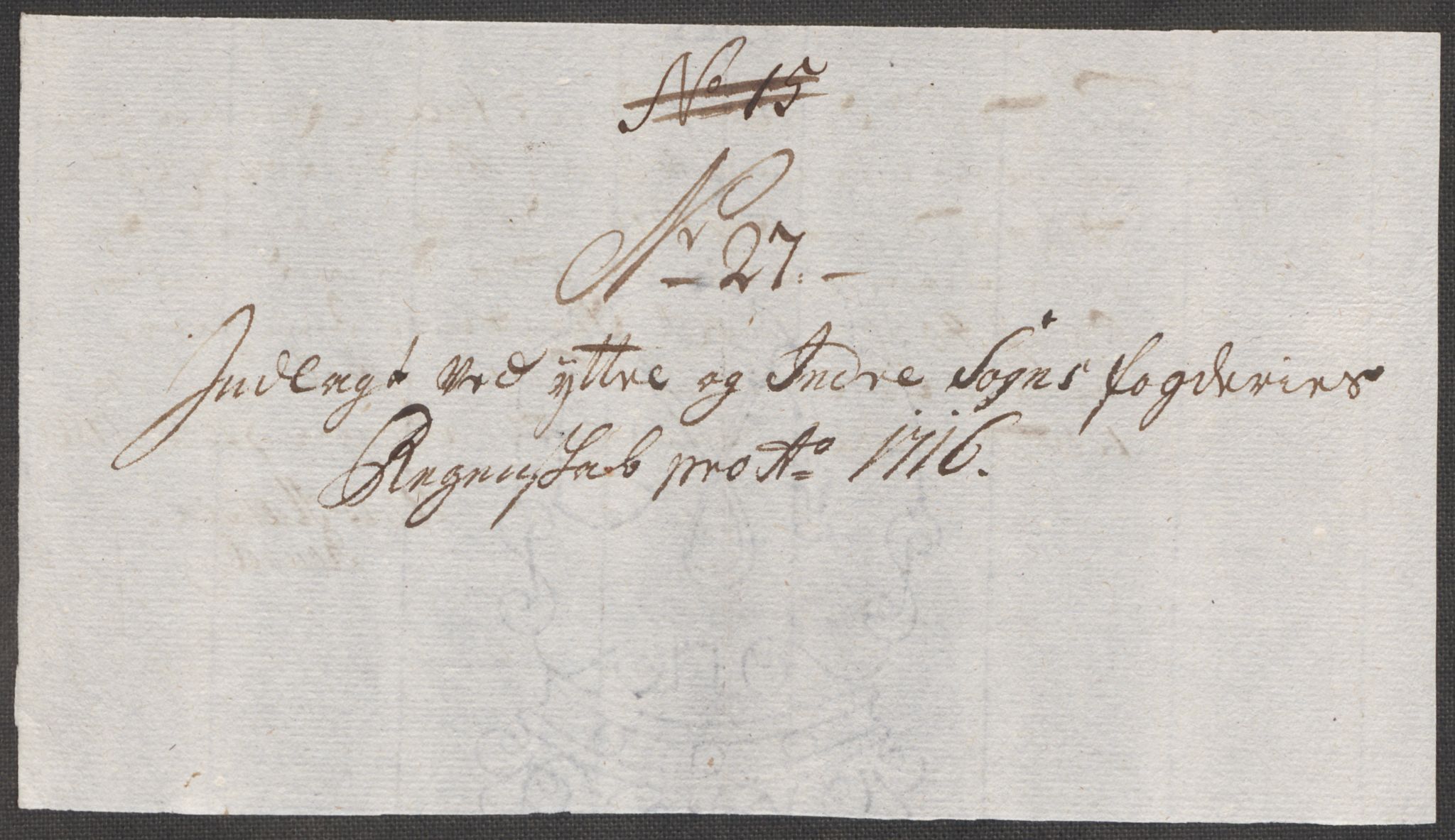 Rentekammeret inntil 1814, Reviderte regnskaper, Fogderegnskap, RA/EA-4092/R52/L3320: Fogderegnskap Sogn, 1715-1716, p. 472