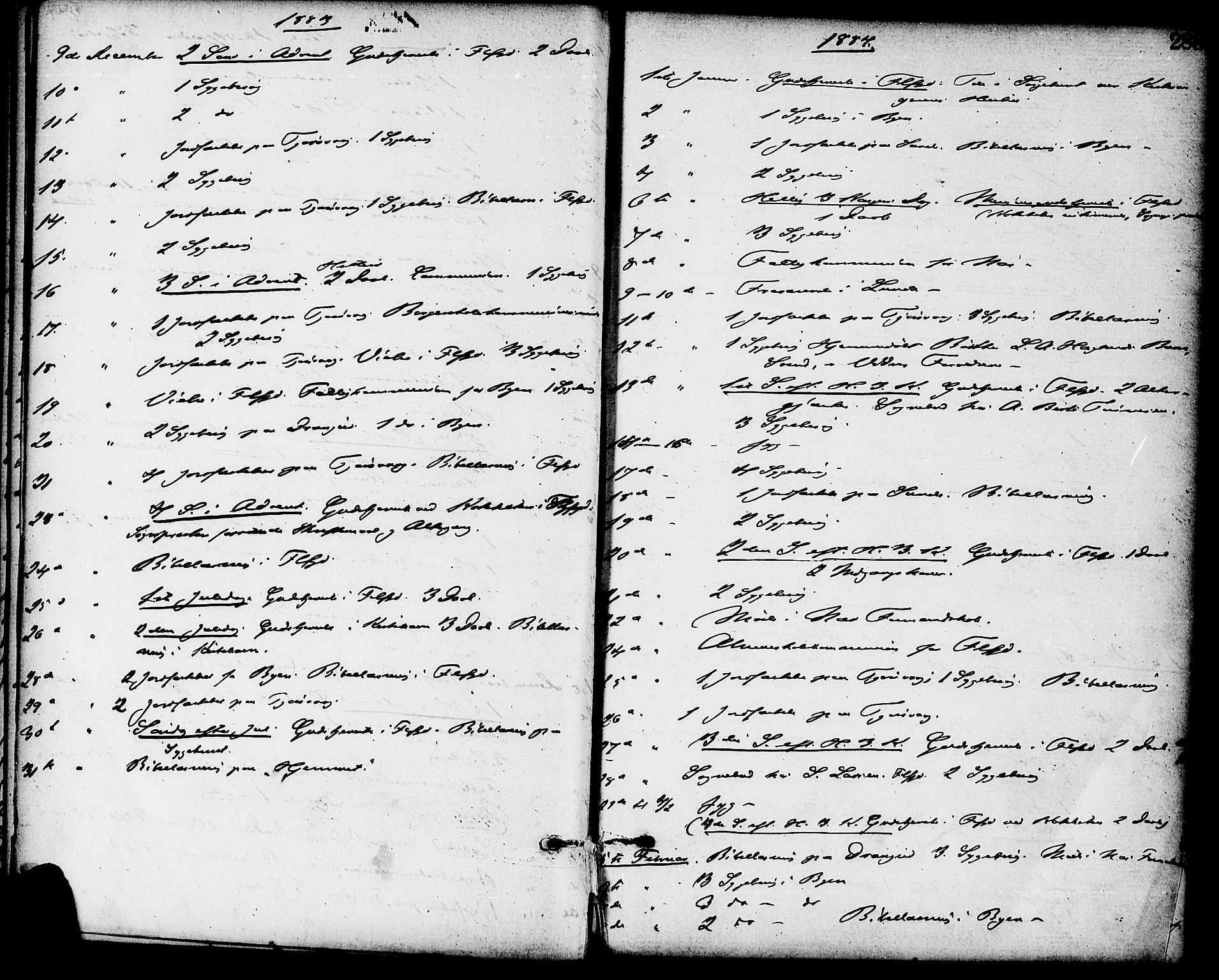 Flekkefjord sokneprestkontor, AV/SAK-1111-0012/F/Fa/Fac/L0007: Parish register (official) no. A 7, 1875-1885, p. 288