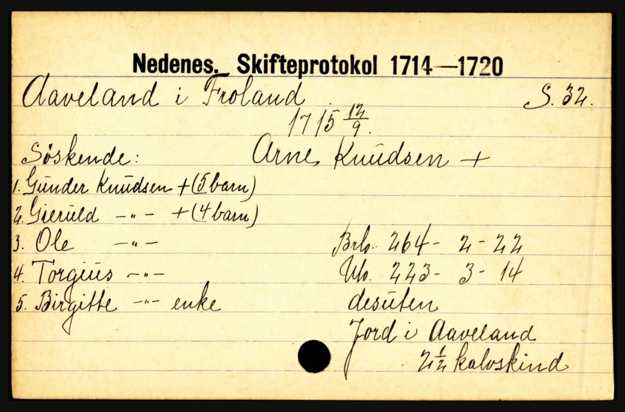 Nedenes sorenskriveri før 1824, AV/SAK-1221-0007/H, p. 35351