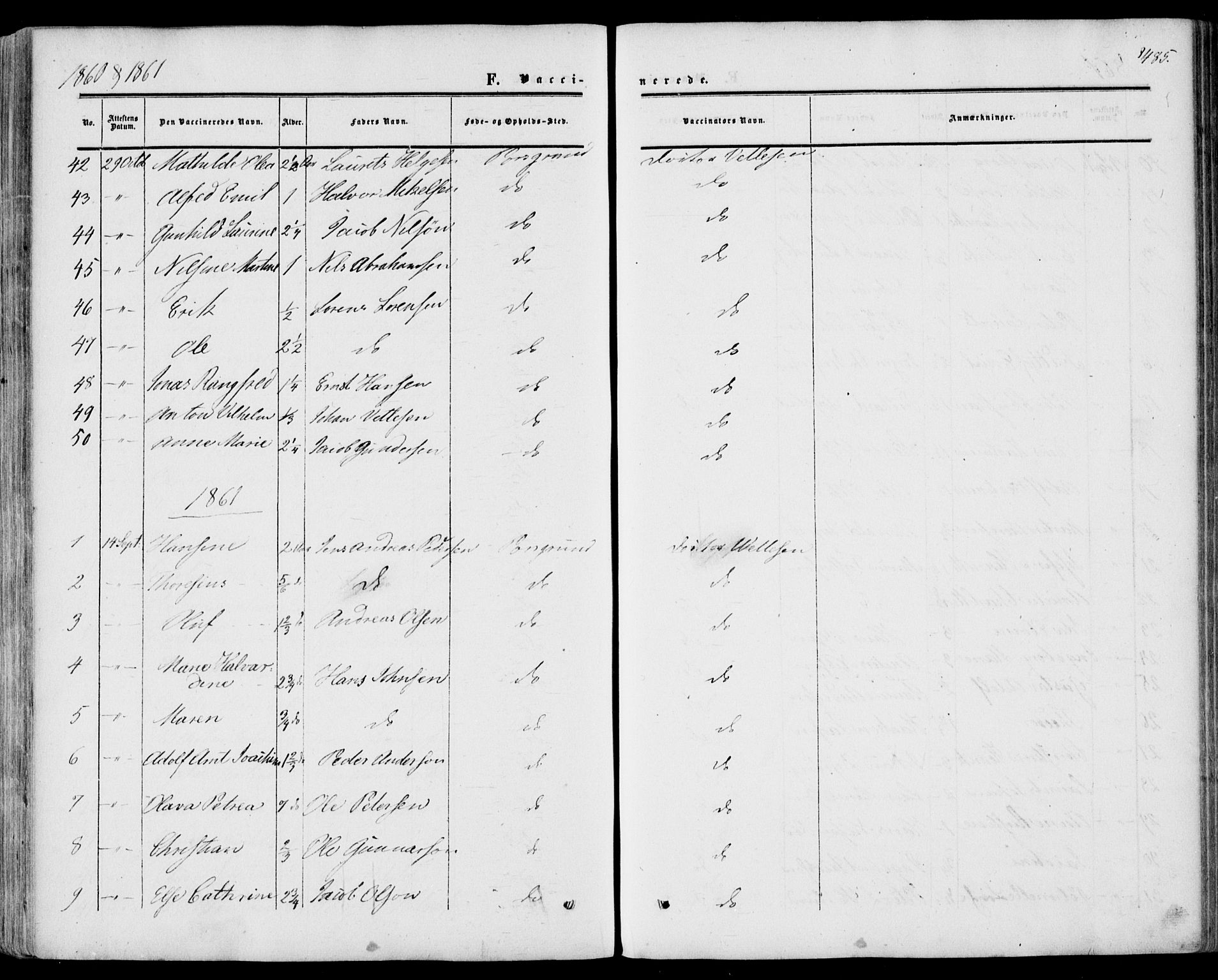 Porsgrunn kirkebøker , SAKO/A-104/F/Fa/L0007: Parish register (official) no. 7, 1858-1877, p. 485