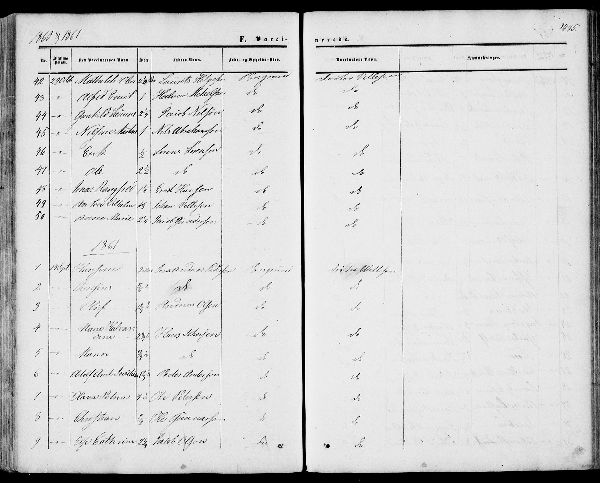 Porsgrunn kirkebøker , AV/SAKO-A-104/F/Fa/L0007: Parish register (official) no. 7, 1858-1877, p. 485