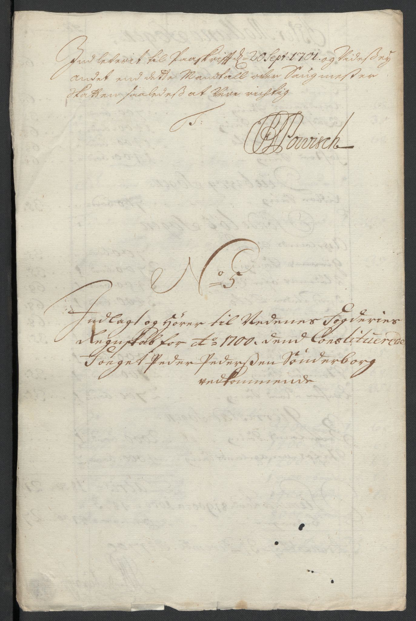 Rentekammeret inntil 1814, Reviderte regnskaper, Fogderegnskap, RA/EA-4092/R39/L2315: Fogderegnskap Nedenes, 1700-1701, p. 41
