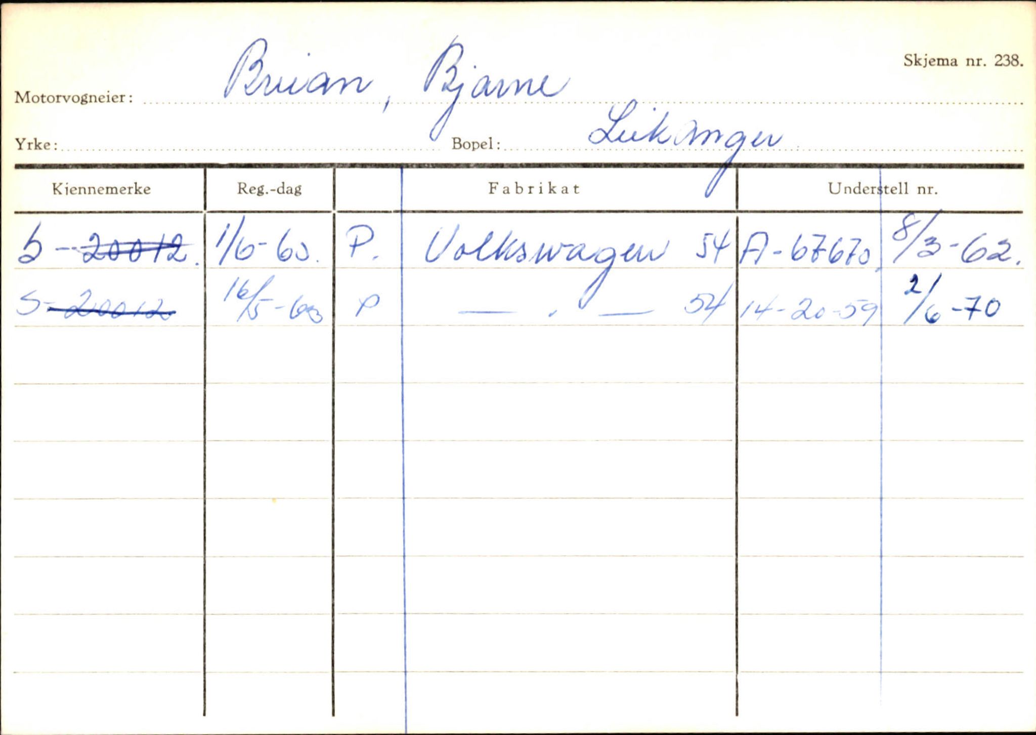 Statens vegvesen, Sogn og Fjordane vegkontor, AV/SAB-A-5301/4/F/L0126: Eigarregister Fjaler M-Å. Leikanger A-Å, 1945-1975, p. 900