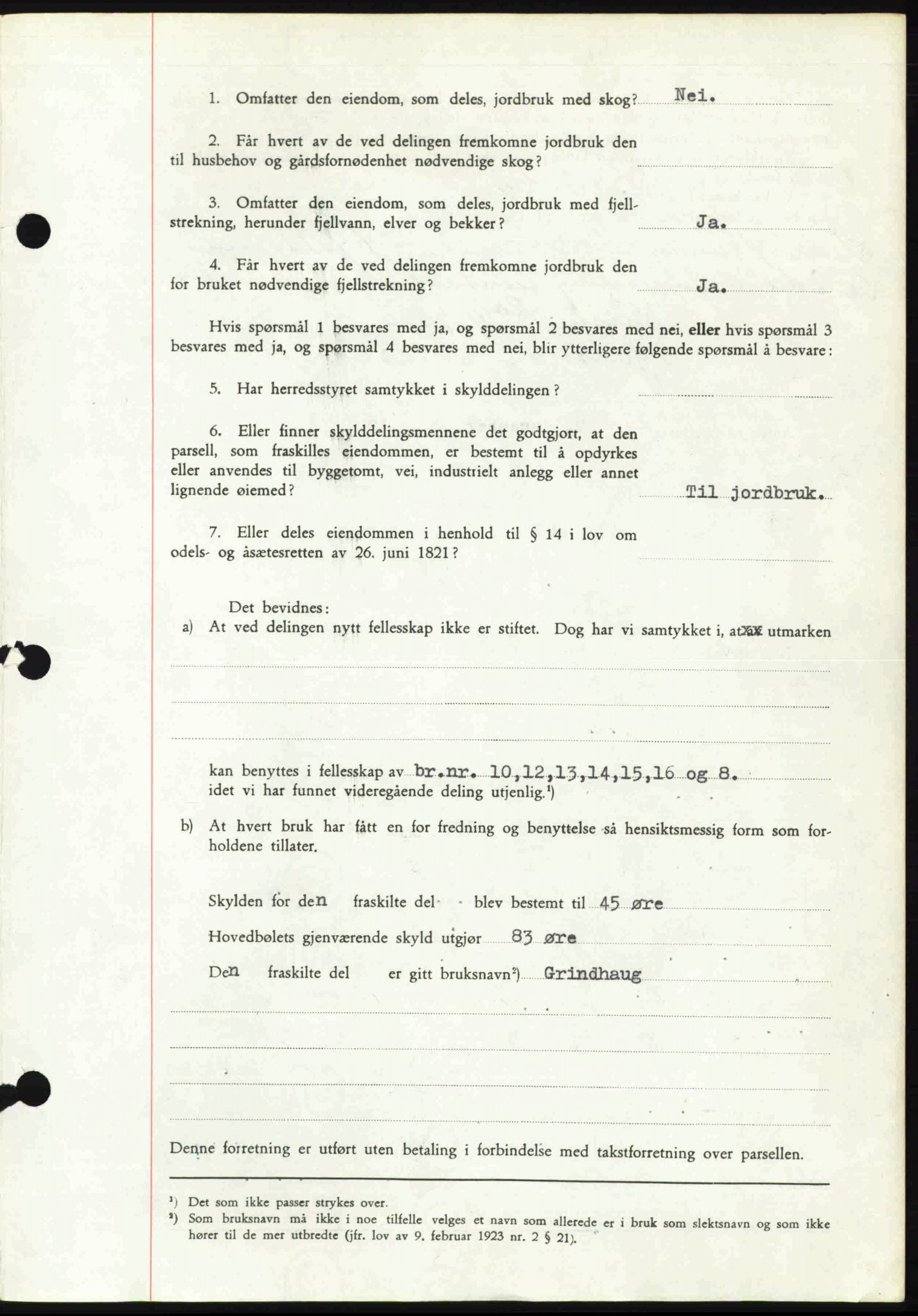 Rana sorenskriveri , SAT/A-1108/1/2/2C: Mortgage book no. A 6, 1939-1940, Diary no: : 1865/1939