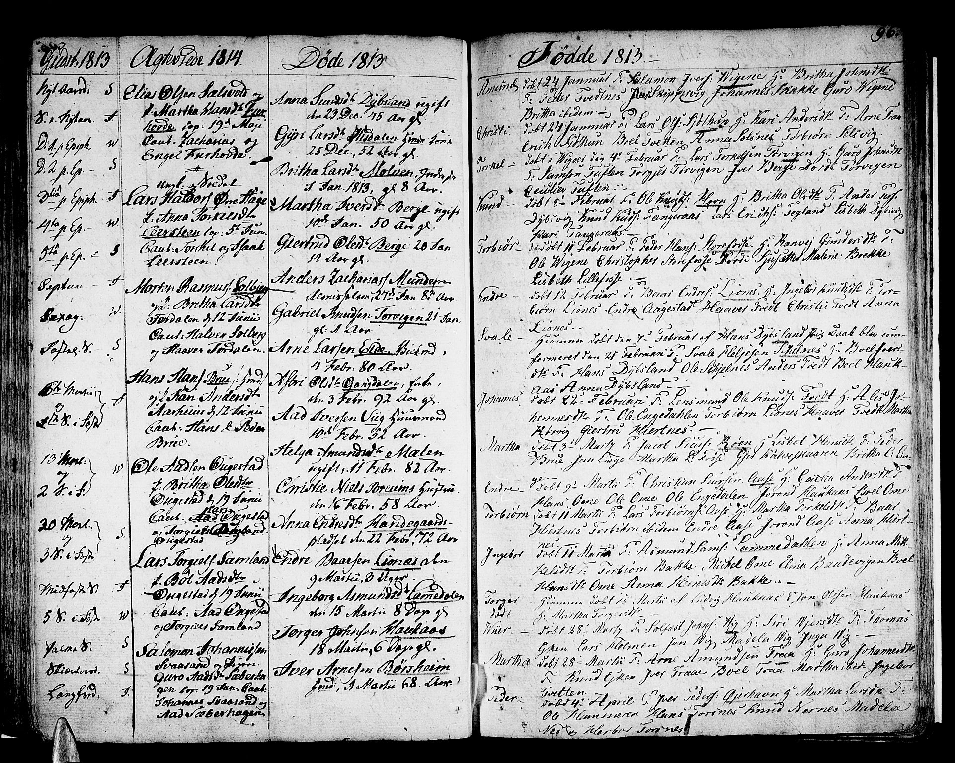 Strandebarm sokneprestembete, SAB/A-78401/H/Haa: Parish register (official) no. A 4, 1788-1817, p. 96