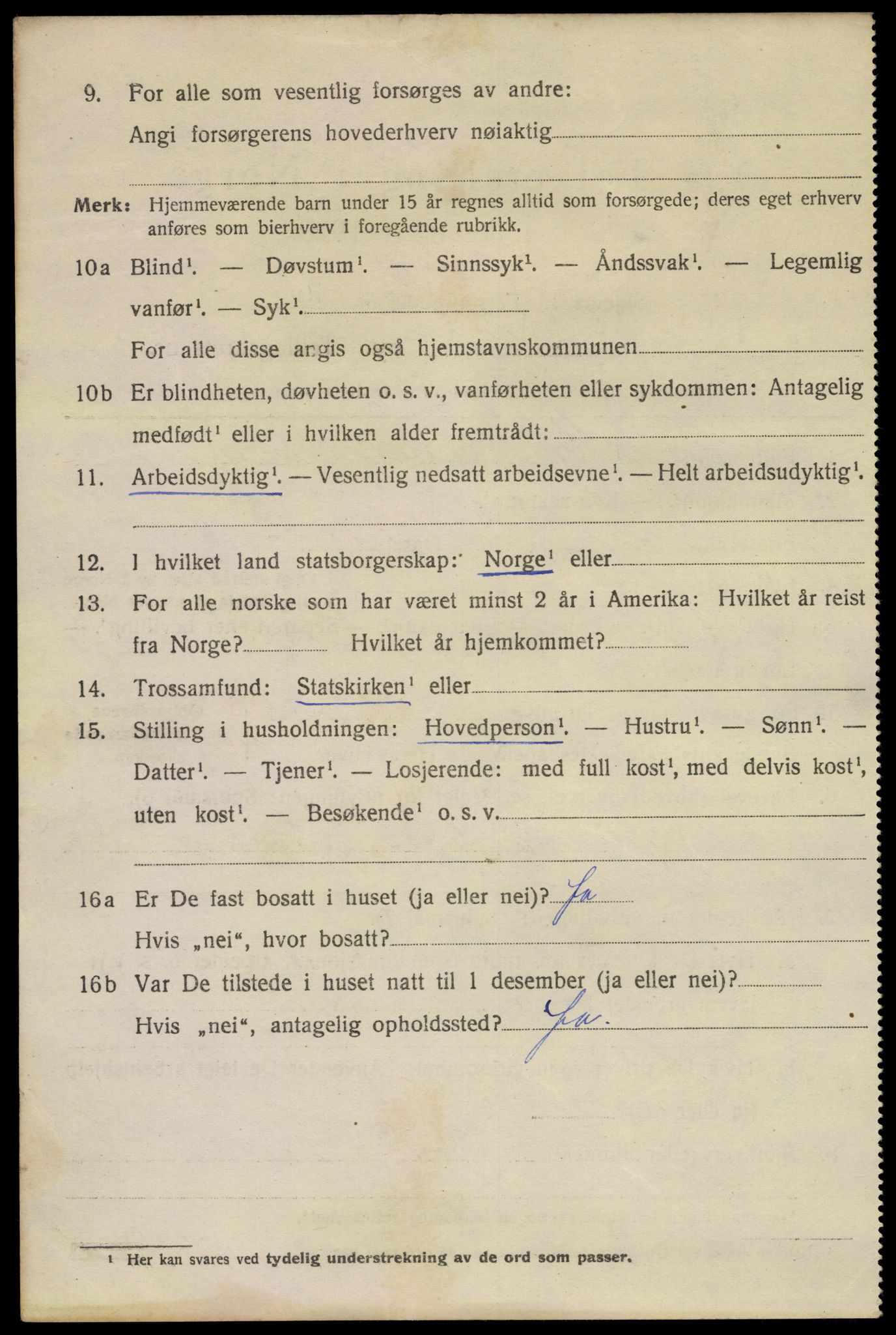 SAKO, 1920 census for Svelvik, 1920, p. 2498