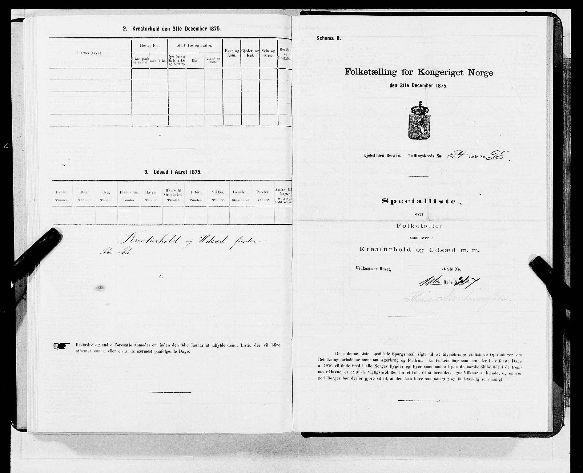 SAB, 1875 census for 1301 Bergen, 1875, p. 2896