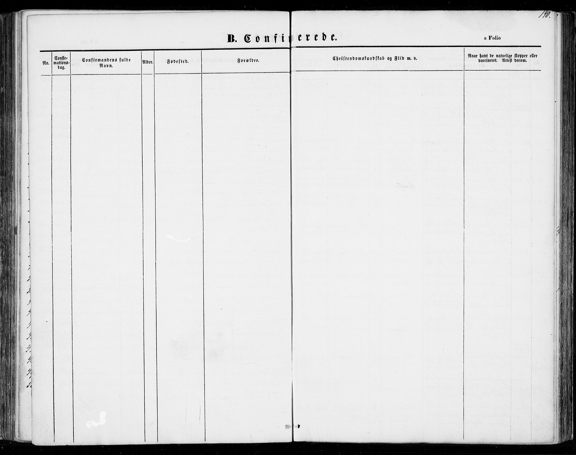 Borre kirkebøker, AV/SAKO-A-338/F/Fa/L0005: Parish register (official) no. I 5, 1845-1851, p. 140