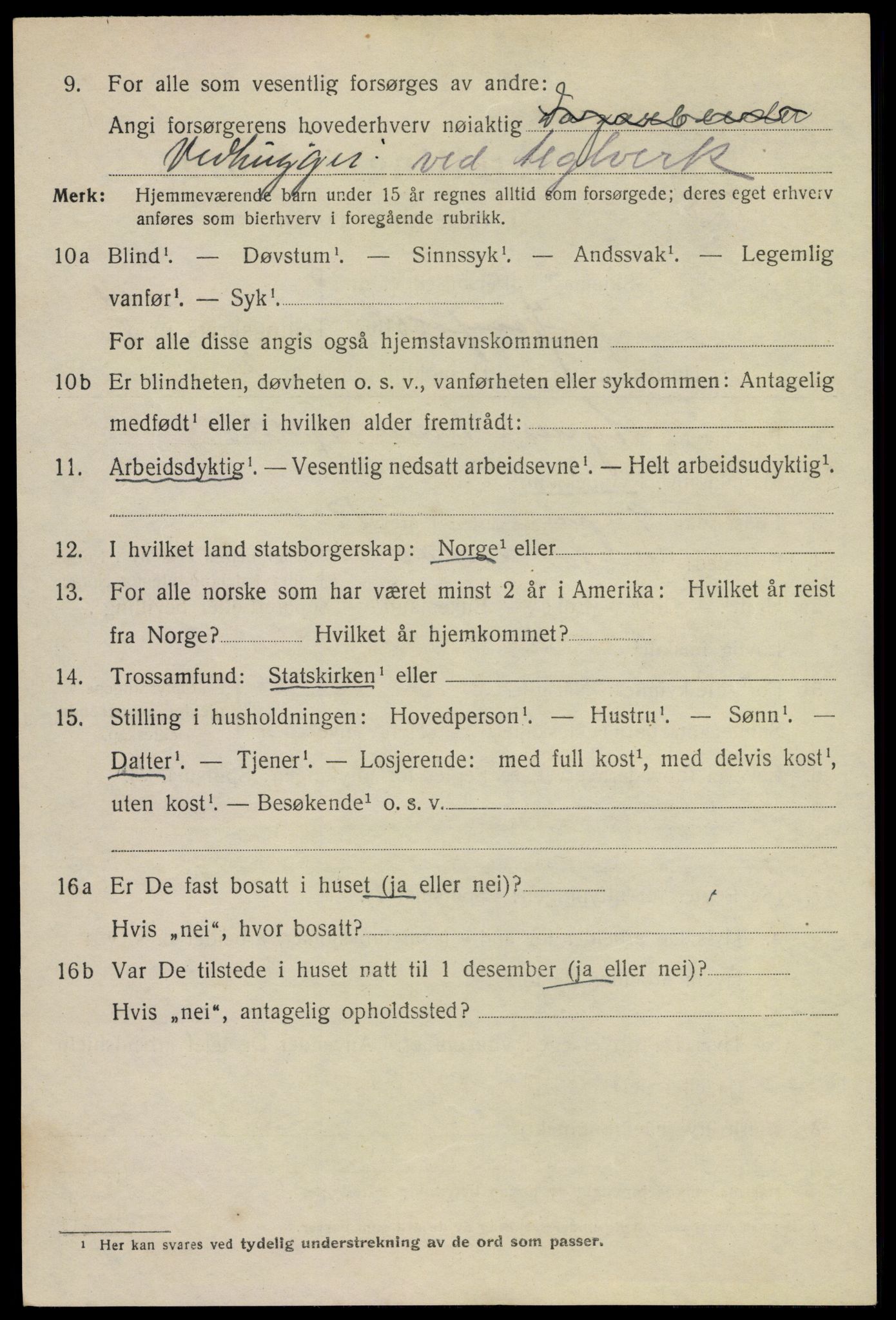 SAKO, 1920 census for Hønefoss, 1920, p. 7859