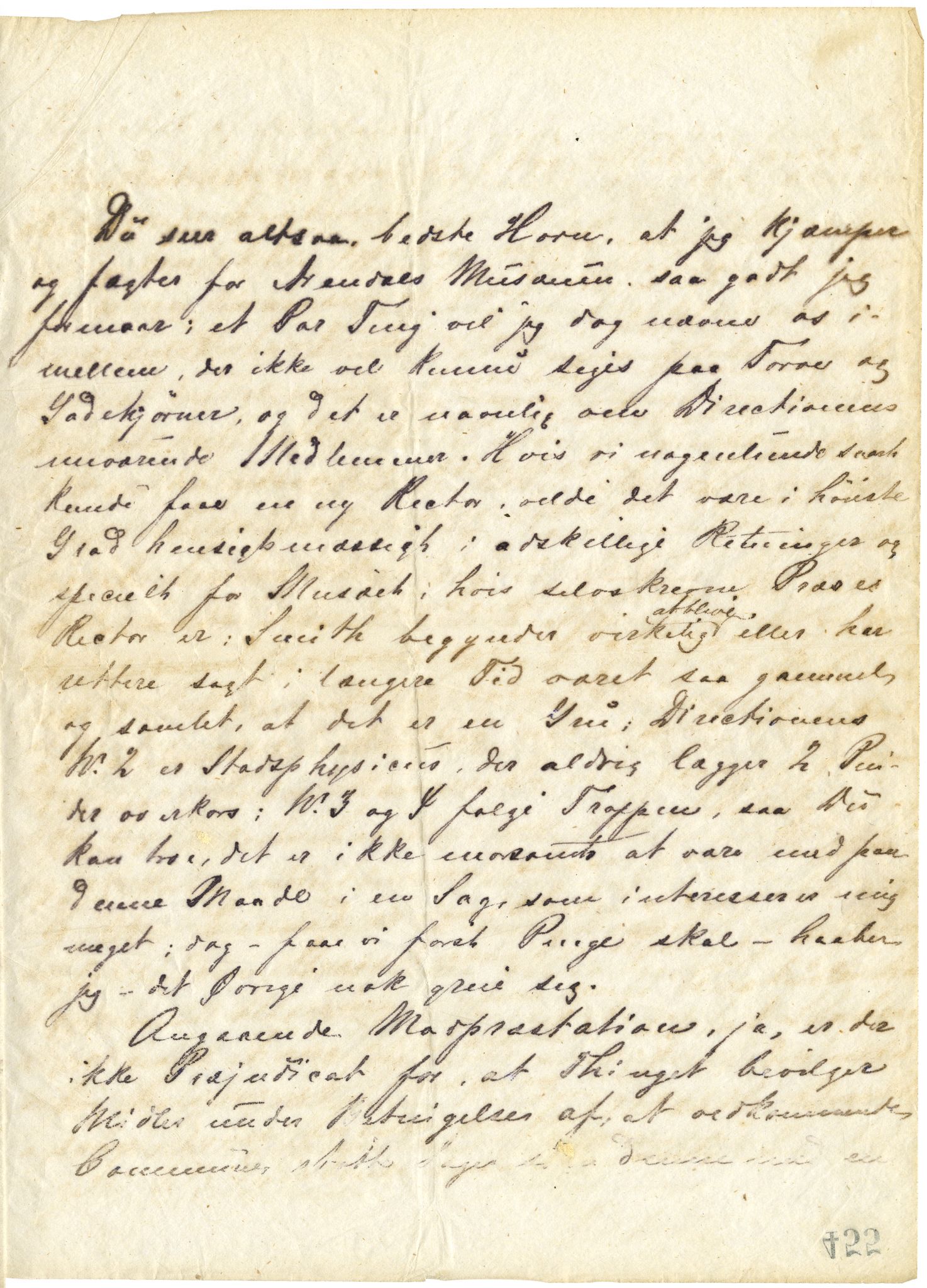 Diderik Maria Aalls brevsamling, NF/Ark-1023/F/L0001: D.M. Aalls brevsamling. A - B, 1738-1889, p. 25