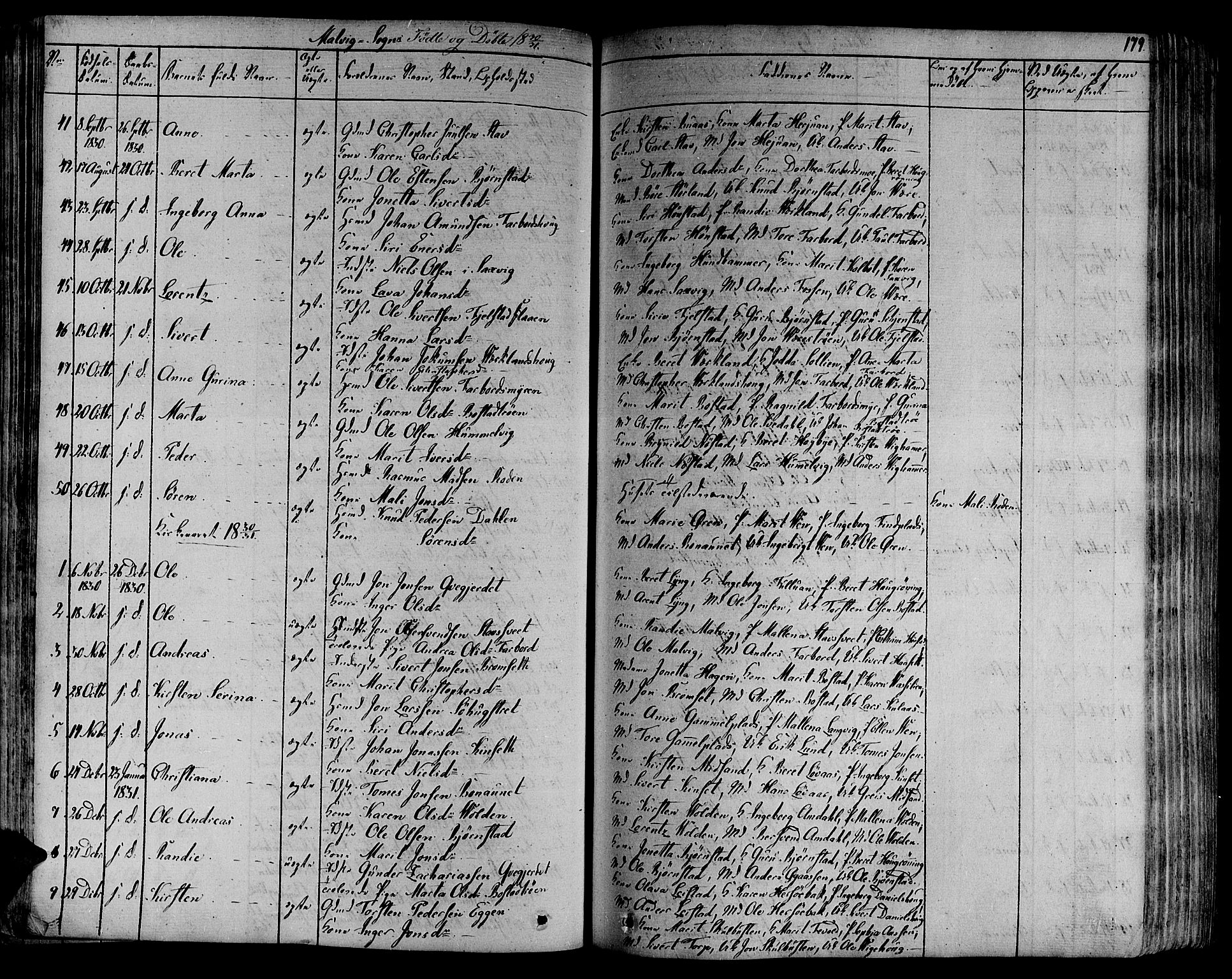 Ministerialprotokoller, klokkerbøker og fødselsregistre - Sør-Trøndelag, AV/SAT-A-1456/606/L0288: Parish register (official) no. 606A04 /3, 1826-1840, p. 179