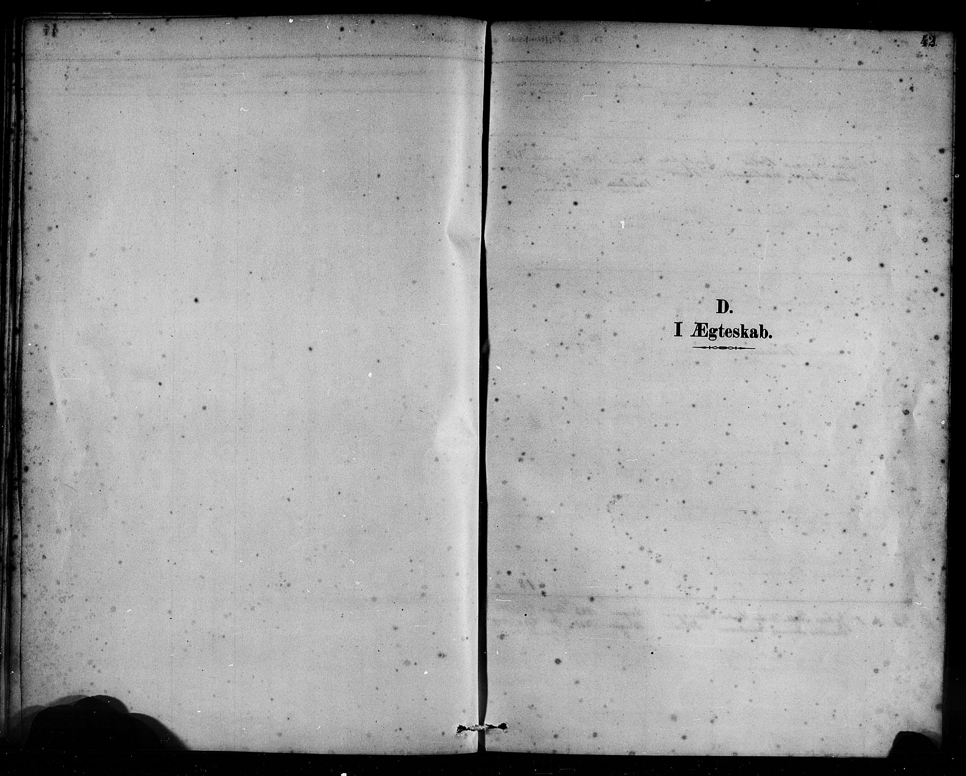 Kinn sokneprestembete, SAB/A-80801/H/Haa/Haac/L0001: Parish register (official) no. C 1, 1883-1894, p. 42
