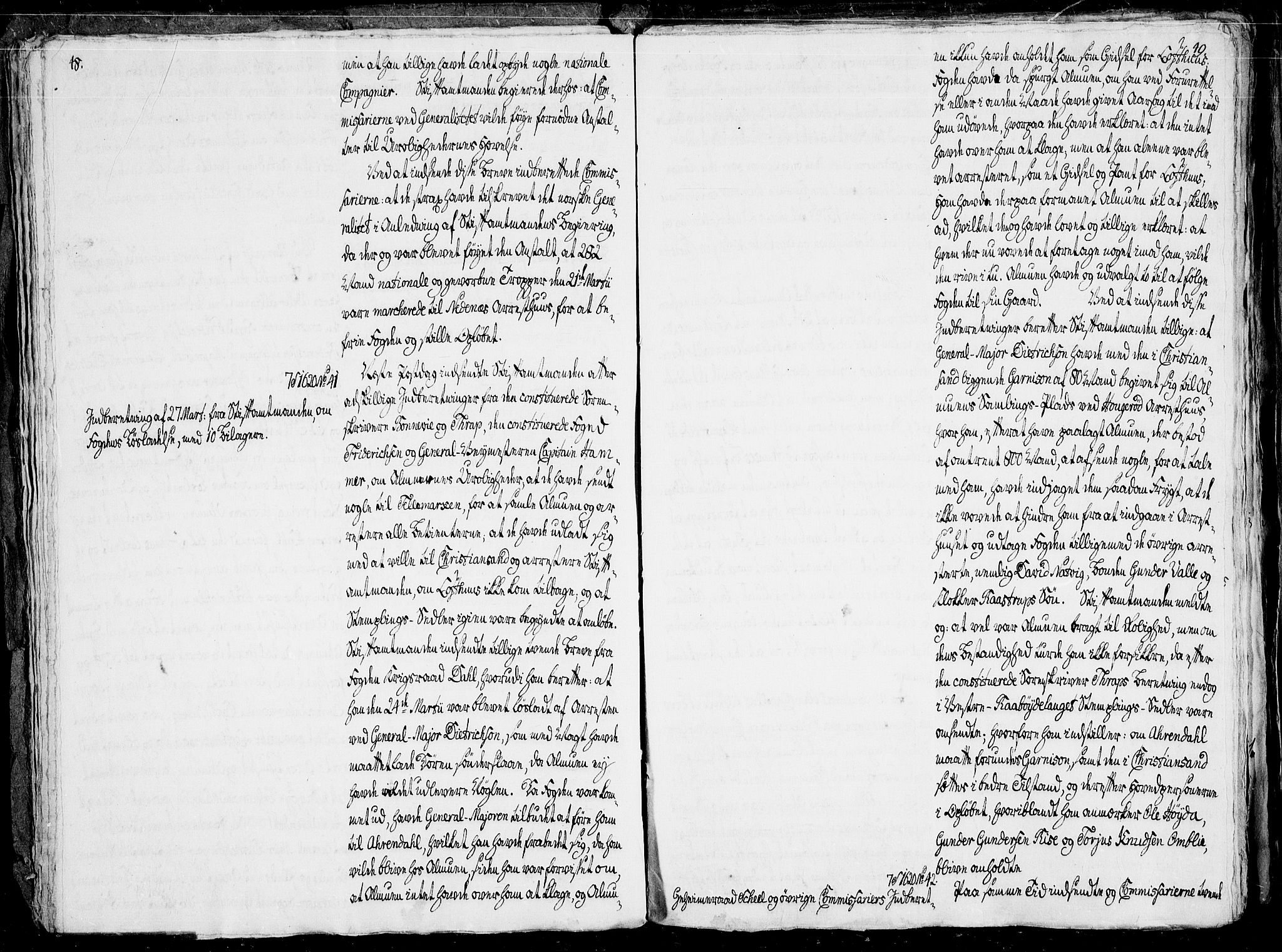 Danske Kanselli, Skapsaker, AV/RA-EA-4061/F/L0101: Skap 16, pakke 7 VII, 1787, p. 48-49