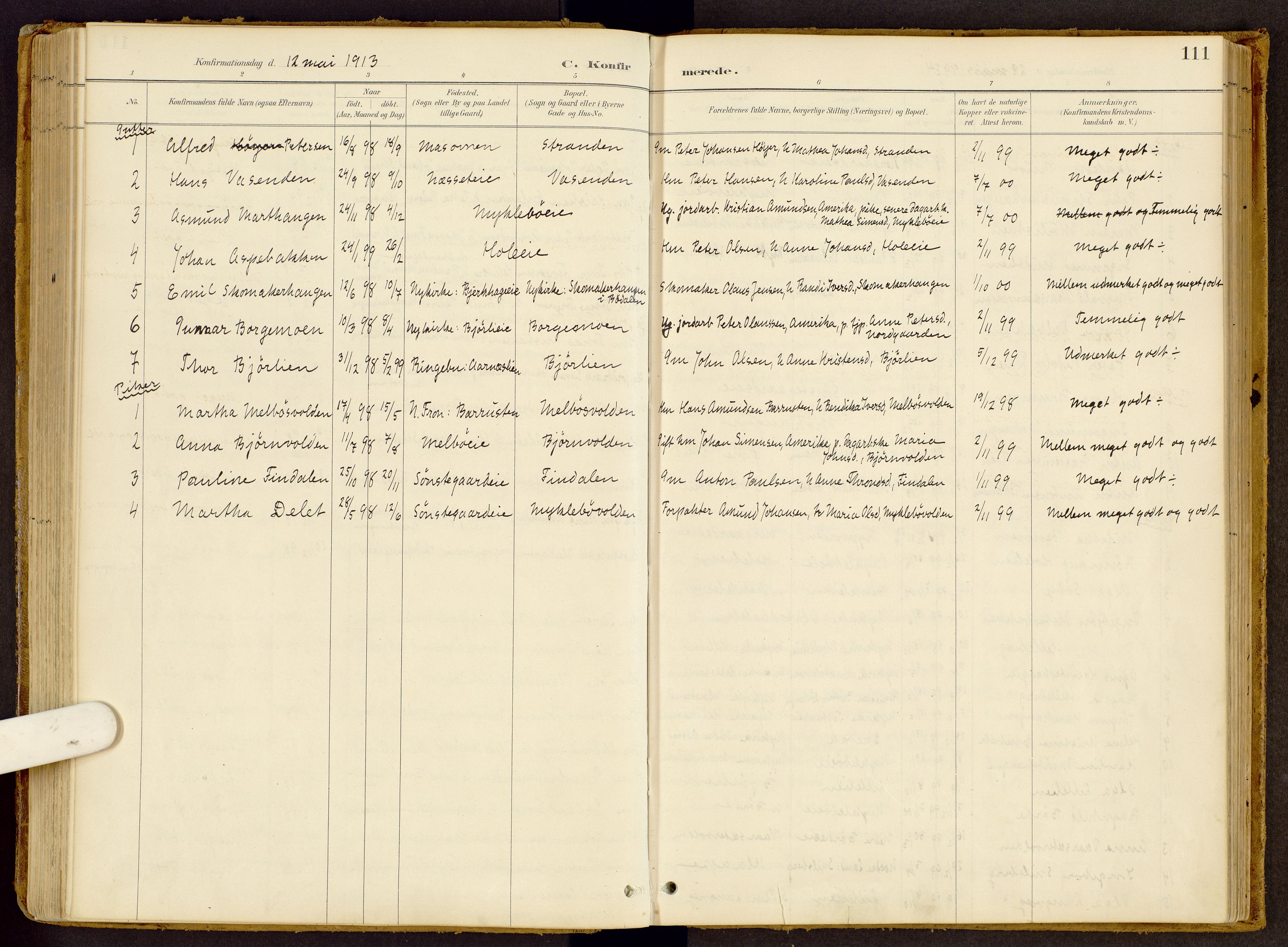 Vestre Gausdal prestekontor, SAH/PREST-094/H/Ha/Haa/L0002: Parish register (official) no. 2, 1887-1918, p. 111