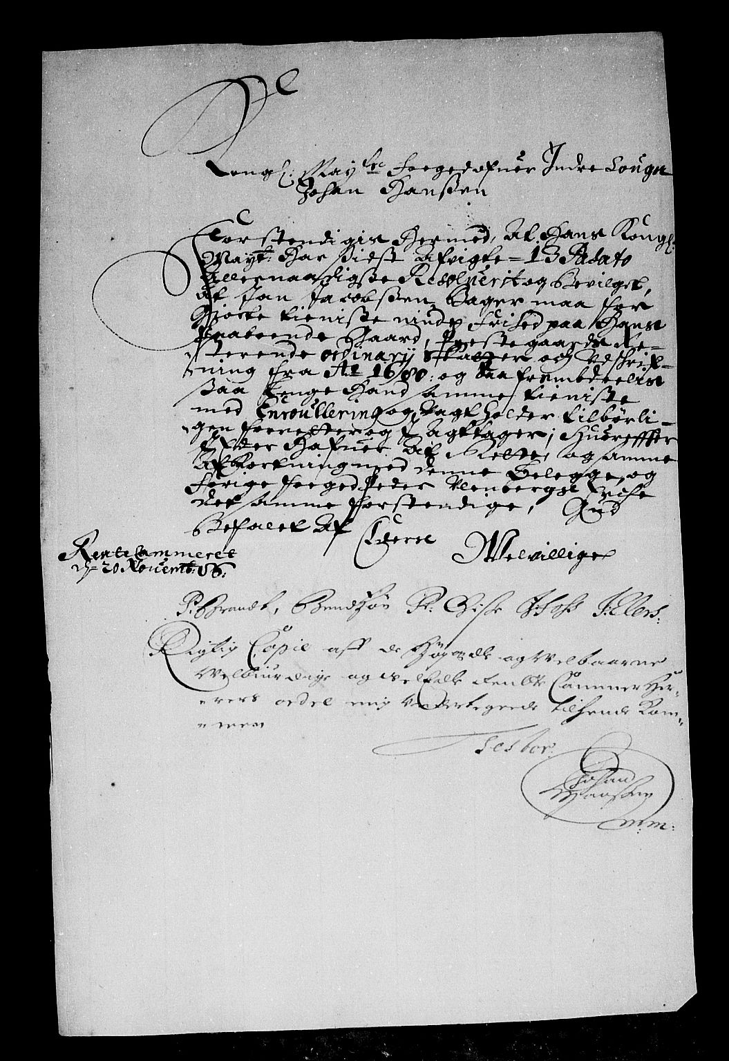 Rentekammeret inntil 1814, Reviderte regnskaper, Stiftamtstueregnskaper, Bergen stiftamt, AV/RA-EA-6043/R/Rc/L0082: Bergen stiftamt, 1686